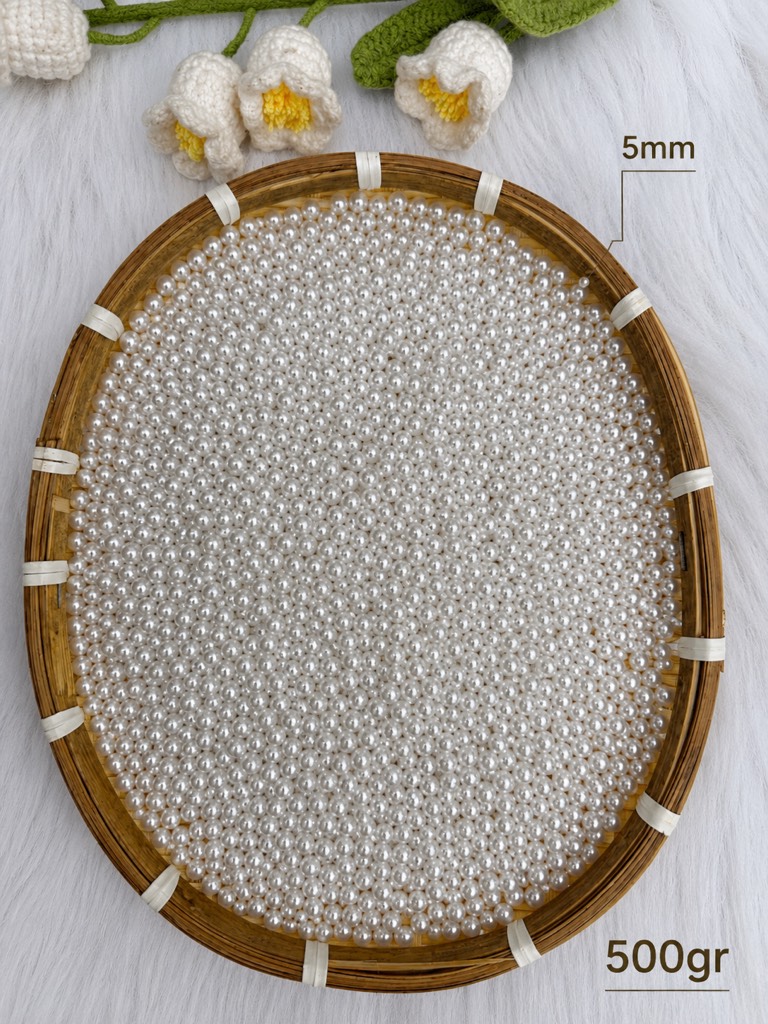 HẠT NHỰA TRANG TRÍ (KHÔNG LỖ)