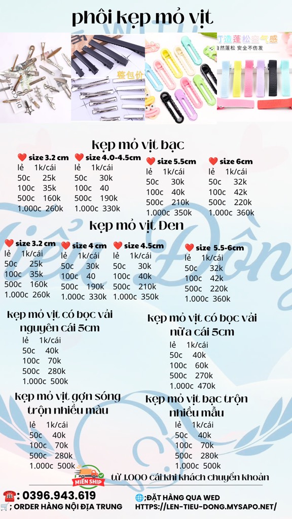 KẸP MỎ VỊT