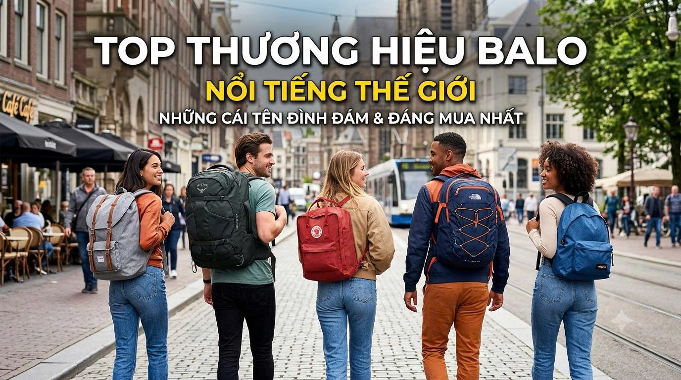 Top Thương Hiệu Balo Nổi Tiếng Thế Giới