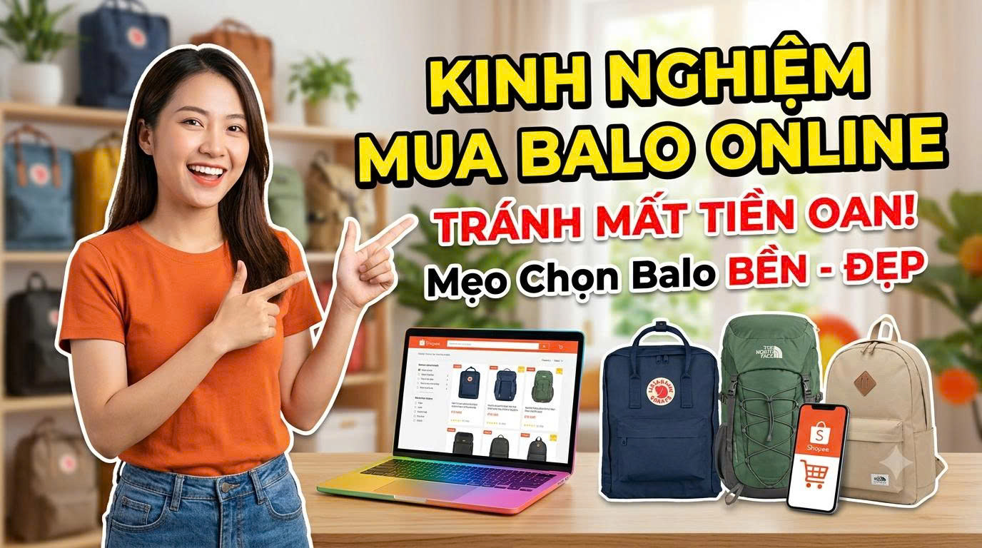 Kinh Nghiệm Mua Balo Online