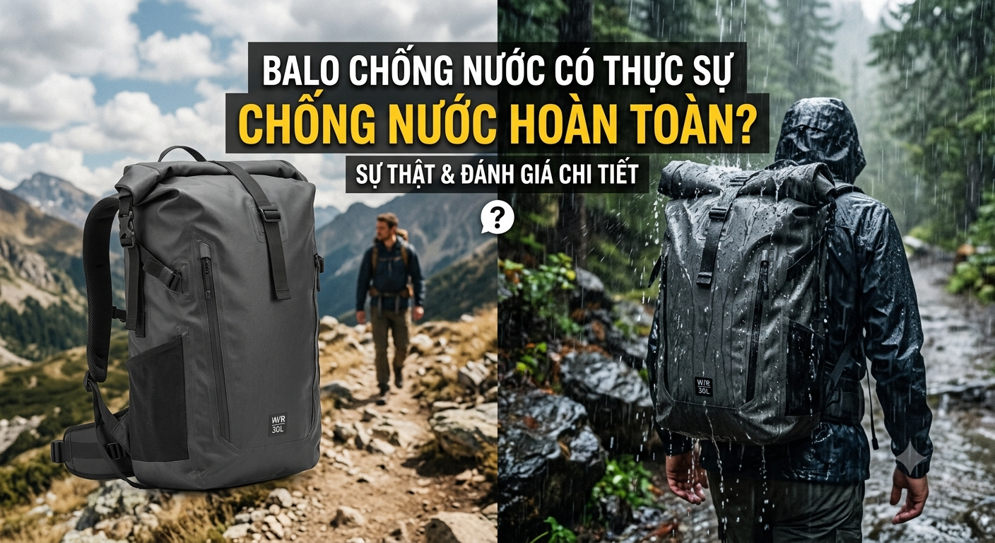 Balo Chống Nước Có Thực Sự Chống Nước Hoàn Toàn?