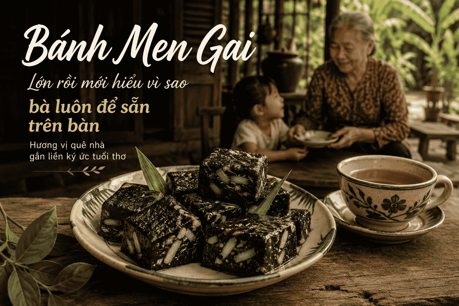 Món bánh gai lúc nào cũng có trên bàn
