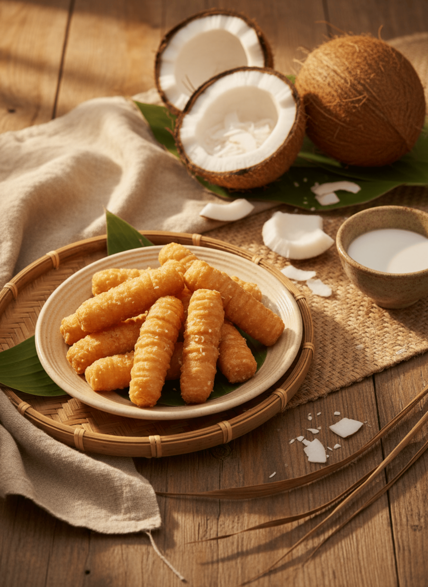 Bánh đuông nước cốt dừa là gì? Món bánh giòn béo đậm vị quê khiến nhiều người nhớ mãi