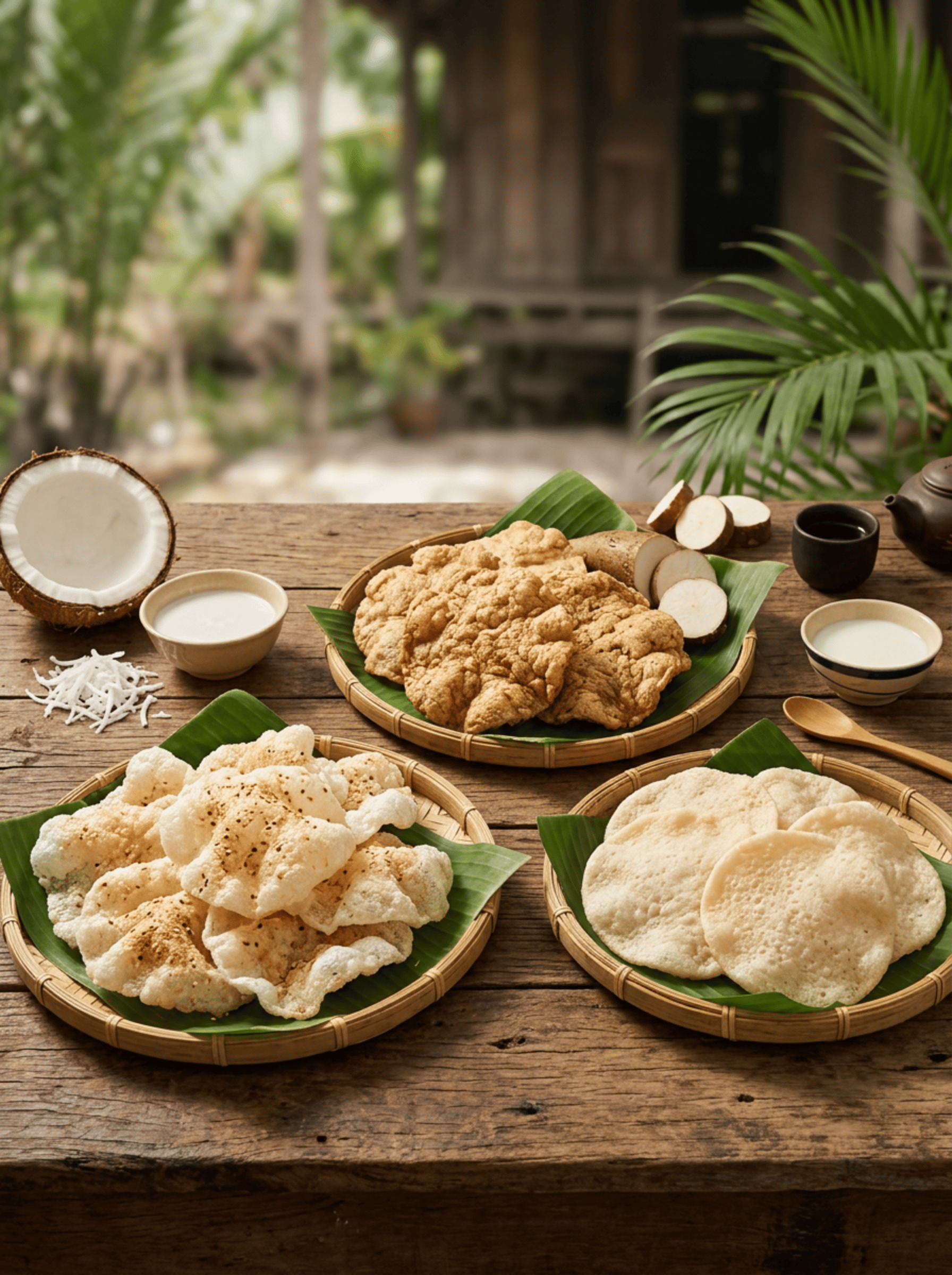 Bánh phồng nếp nước cốt dừa, bánh phồng mì, bánh phồng mì sữa – nên chọn loại nào?