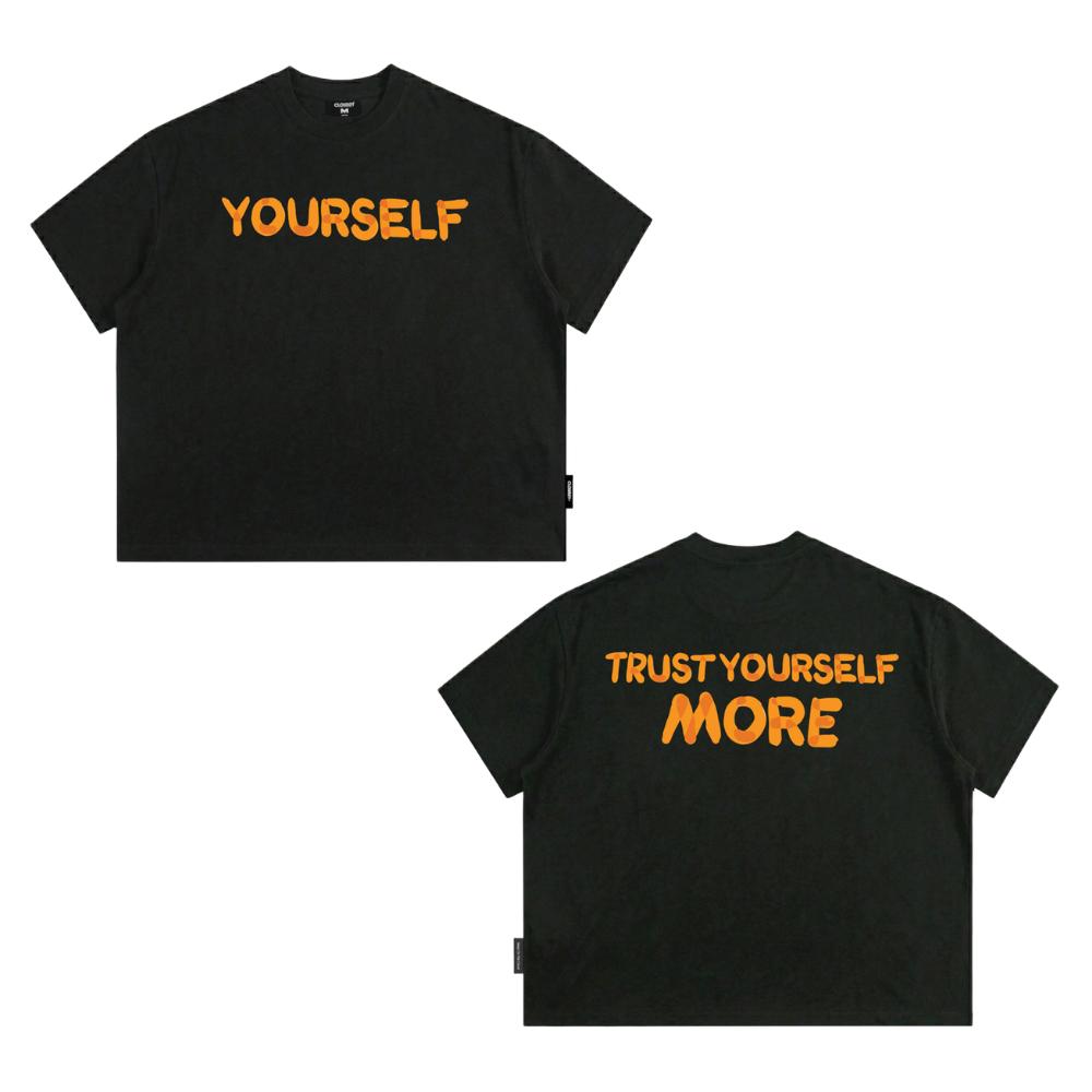[NEW] Áo thun boxy local brand CLOUDZY streetwear in chữ 100% cotton 250gsm áo phông form rộng nam nữ unisex YOURSELF