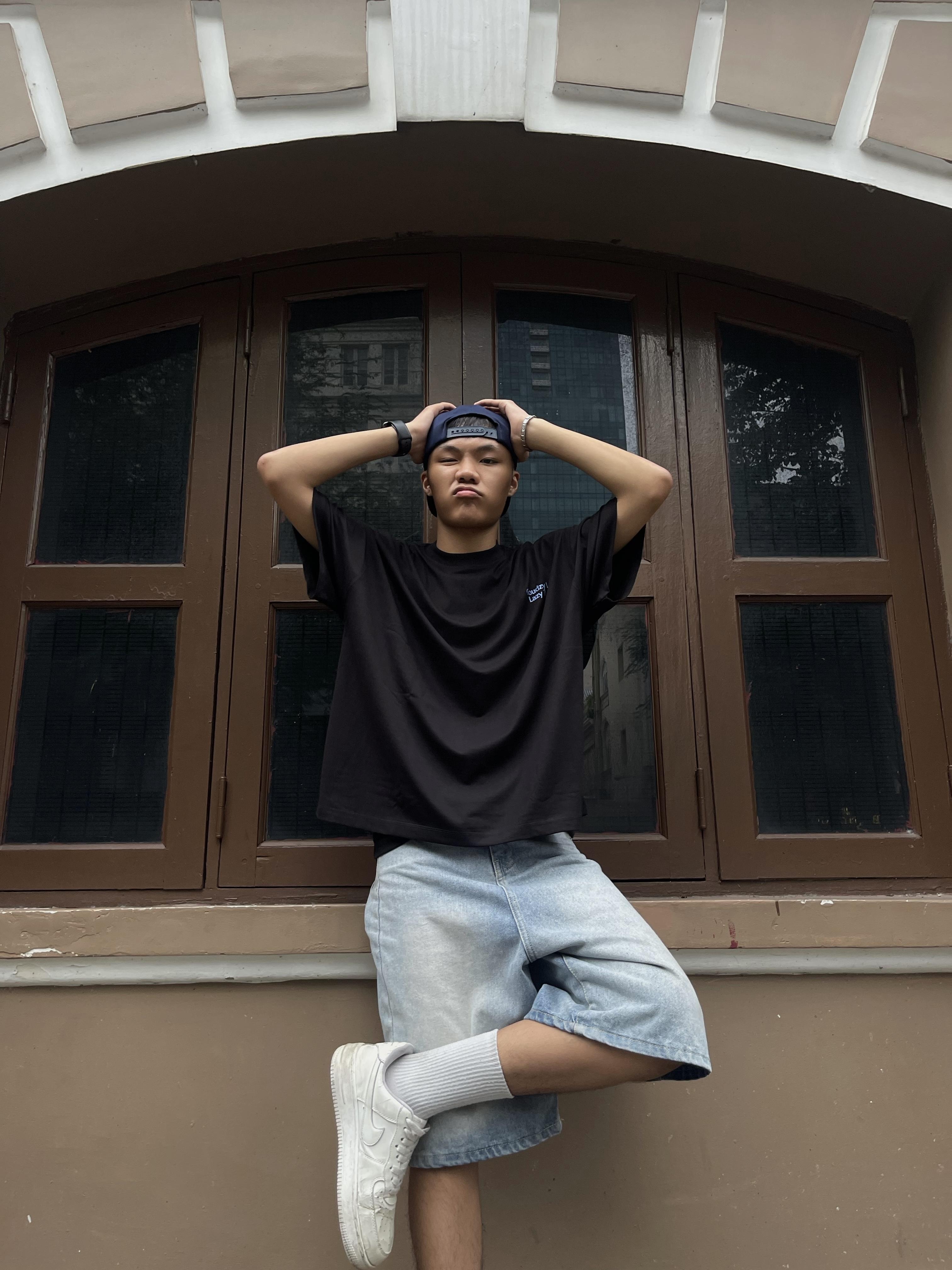 Áo thun boxy tee AIRY local brand Cloudzy unisex phông tay lỡ nữ cotton phối màu form rộng boxy