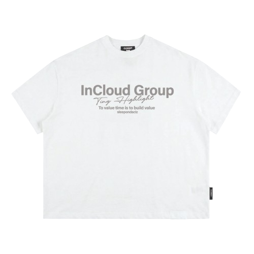 [NEW] Áo thun boxy CLOUDZY in InCloud Group vải cotton dày dặn form rộng nam nữ áo phông local brand streetwear GROUP
