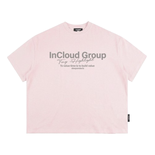 [NEW] Áo thun boxy CLOUDZY in InCloud Group vải cotton dày dặn form rộng nam nữ áo phông local brand streetwear GROUP