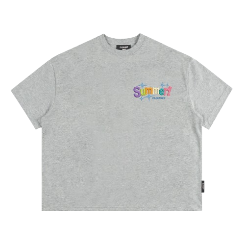 [NEW] Áo thun boxy CLOUDZY in logo màu 100% cotton 250gsm áo phông form rộng nam nữ unisex streetwear local brand SUMMER