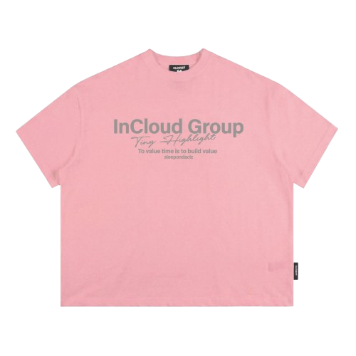 [NEW] Áo thun boxy CLOUDZY in InCloud Group vải cotton dày dặn form rộng nam nữ áo phông local brand streetwear GROUP