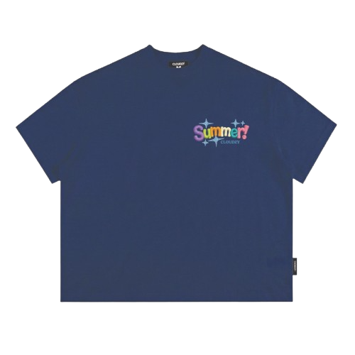 [NEW] Áo thun boxy CLOUDZY in logo màu 100% cotton 250gsm áo phông form rộng nam nữ unisex streetwear local brand SUMMER