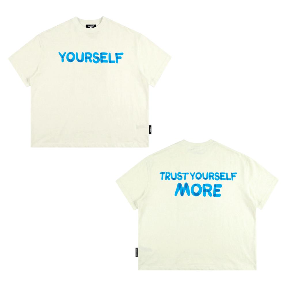 [NEW] Áo thun boxy local brand CLOUDZY streetwear in chữ 100% cotton 250gsm áo phông form rộng nam nữ unisex YOURSELF