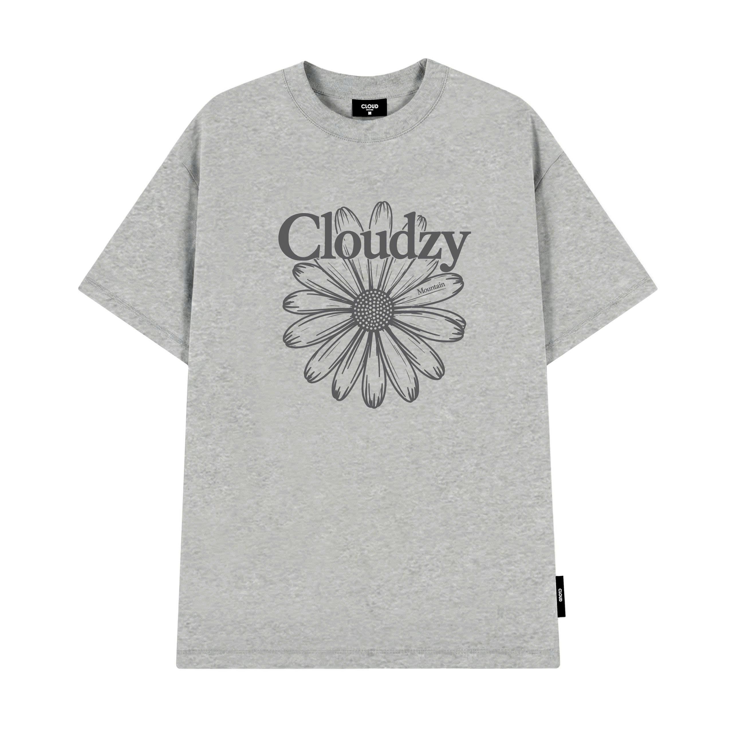 [NEW] Áo thun oversize CLOUDZY in hình hoa cúc 100% cotton 250gsm áo phông form rộng nam nữ unisex local brand POSY