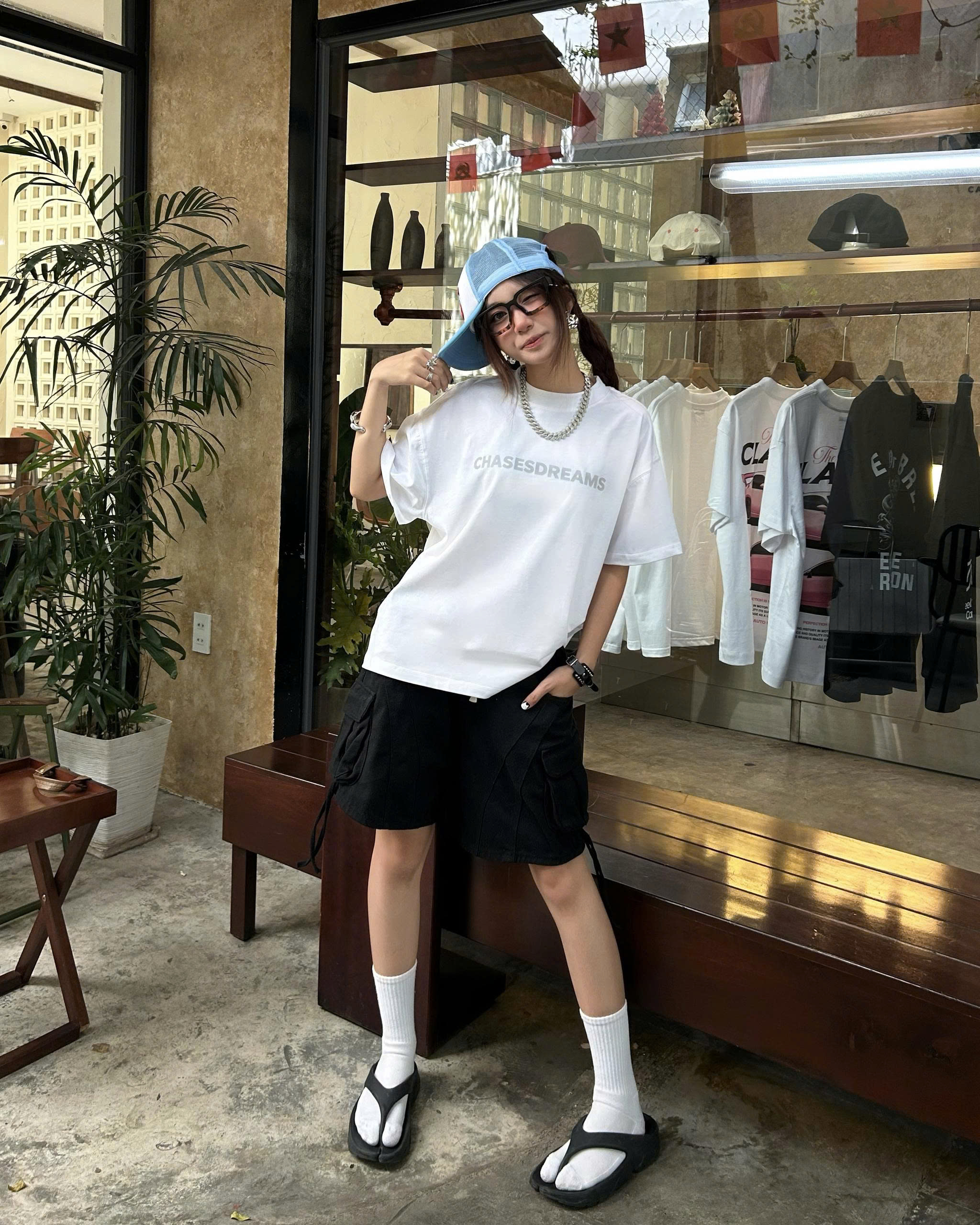 [NEW] Áo thun boxy CLOUDZY in chữ vải cotton 100% 250gsm dày dặn form rộng nam nữ áo phông local brand streetwear CHASE