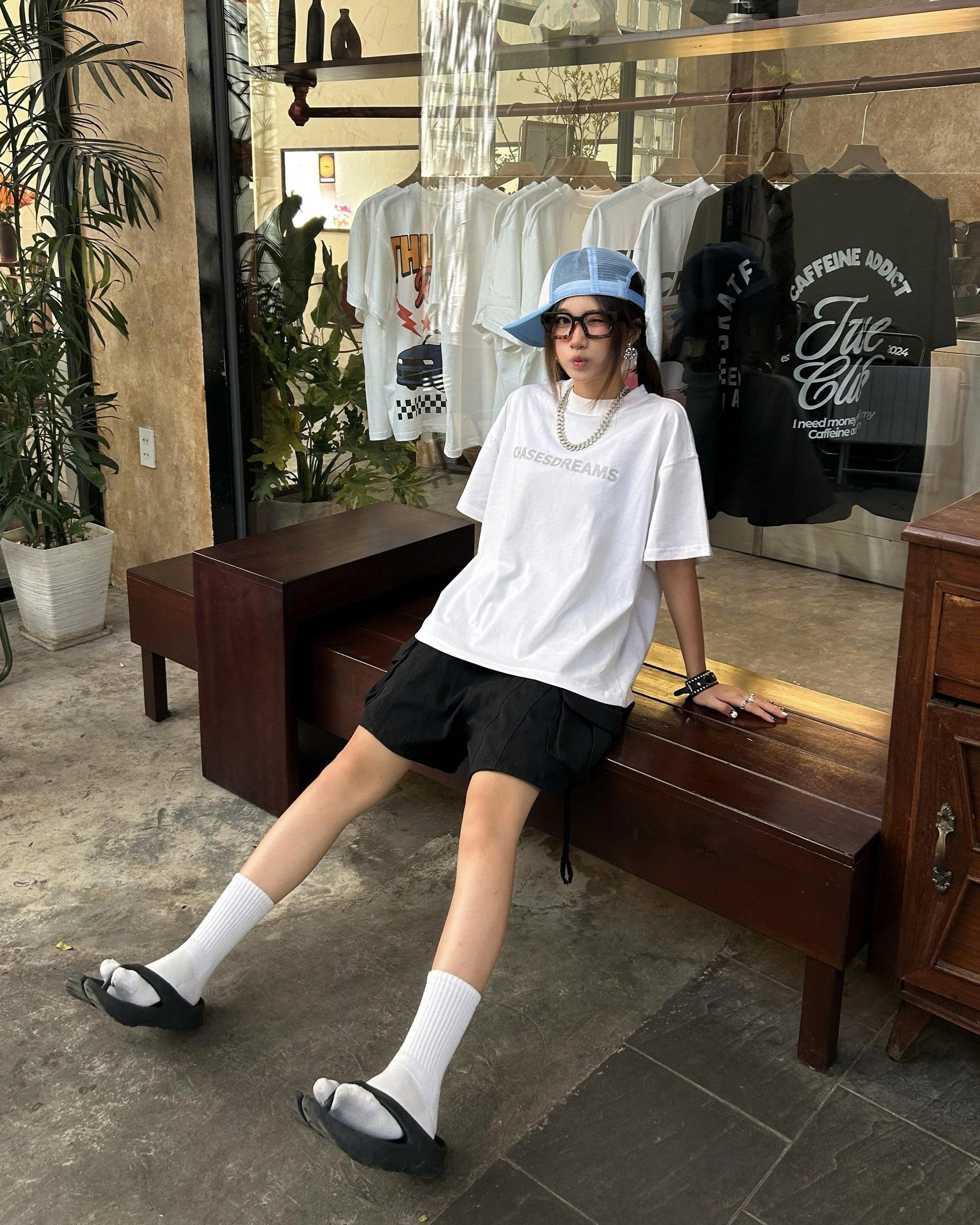 [NEW] Áo thun boxy CLOUDZY in chữ vải cotton 100% 250gsm dày dặn form rộng nam nữ áo phông local brand streetwear CHASE
