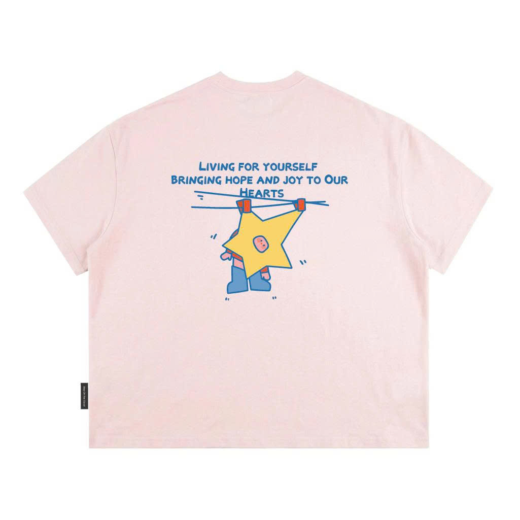 Áo Thun Form Boxy CloudzyPrive BRINGING Premium Cotton 250gsm Unisex Local Brand