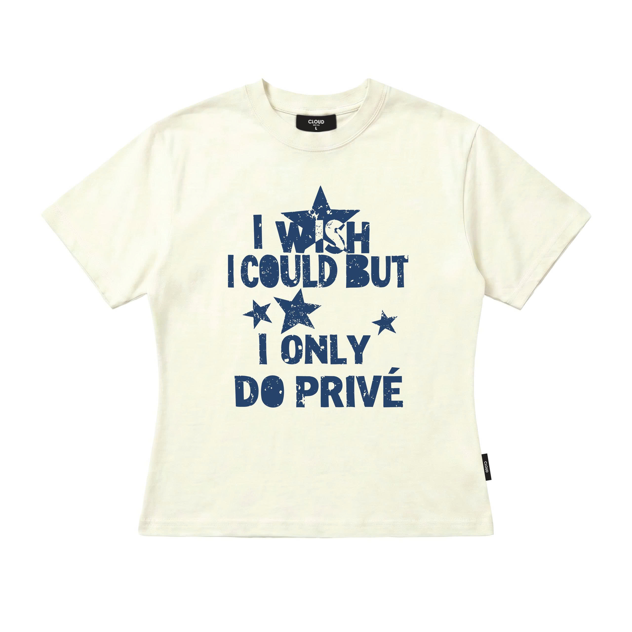 Áo Thun Baby Tee COULD CloudzyPrive, Áo Thun Nữ Local Brand 100% Cotton Premium 250gsm