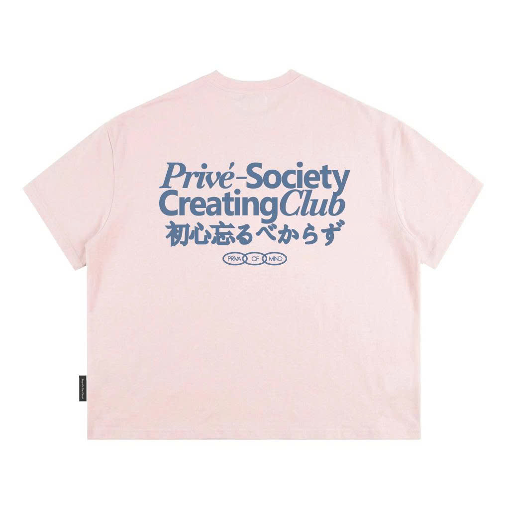 CLOUDZYPRIVE Áo Thun Boxy Local Brand Tay Ngắn Cotton 250gsm SOCIETY Áo Phông Forrm Rộng Unisex Nam Nữ