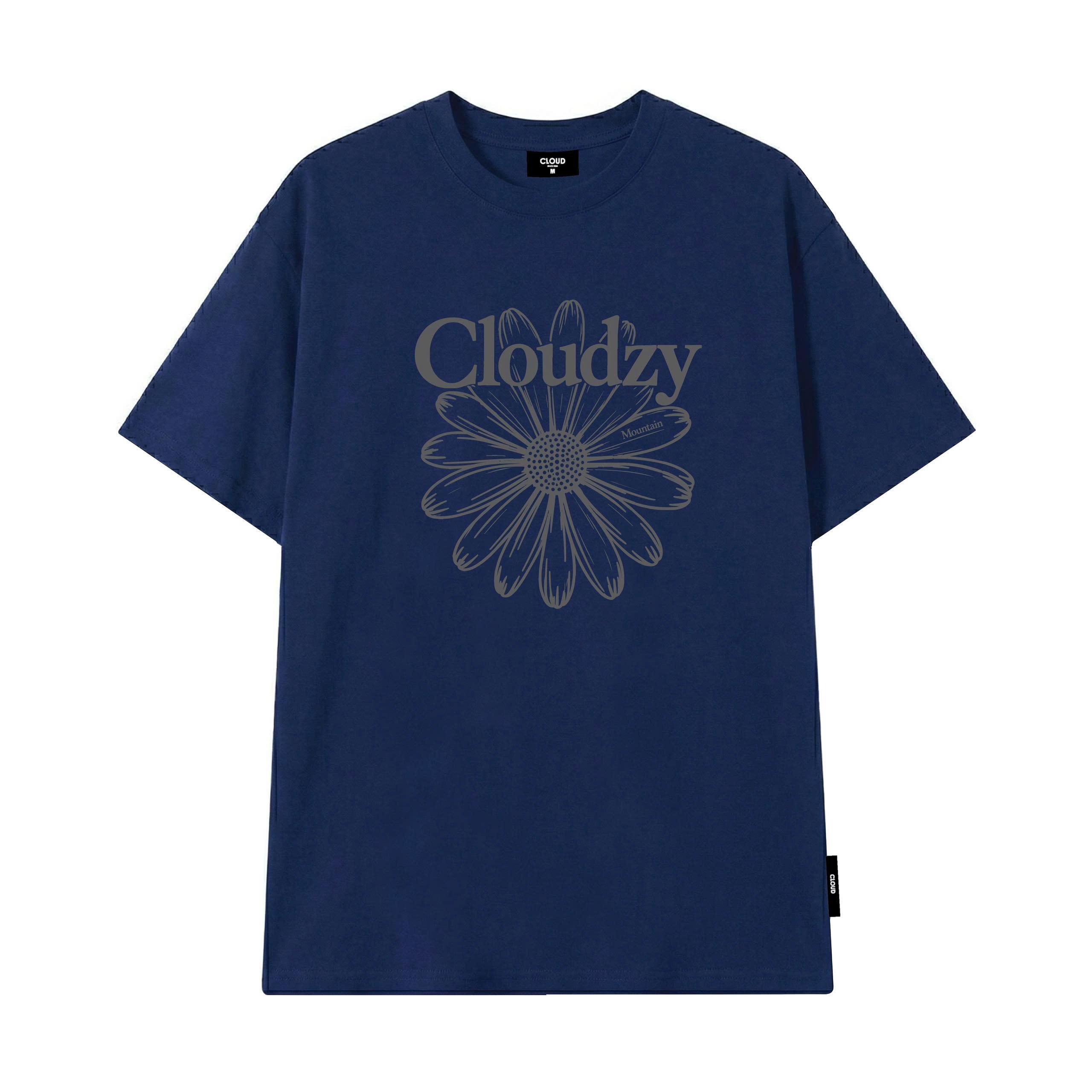 [NEW] Áo thun oversize CLOUDZY in hình hoa cúc 100% cotton 250gsm áo phông form rộng nam nữ unisex local brand POSY