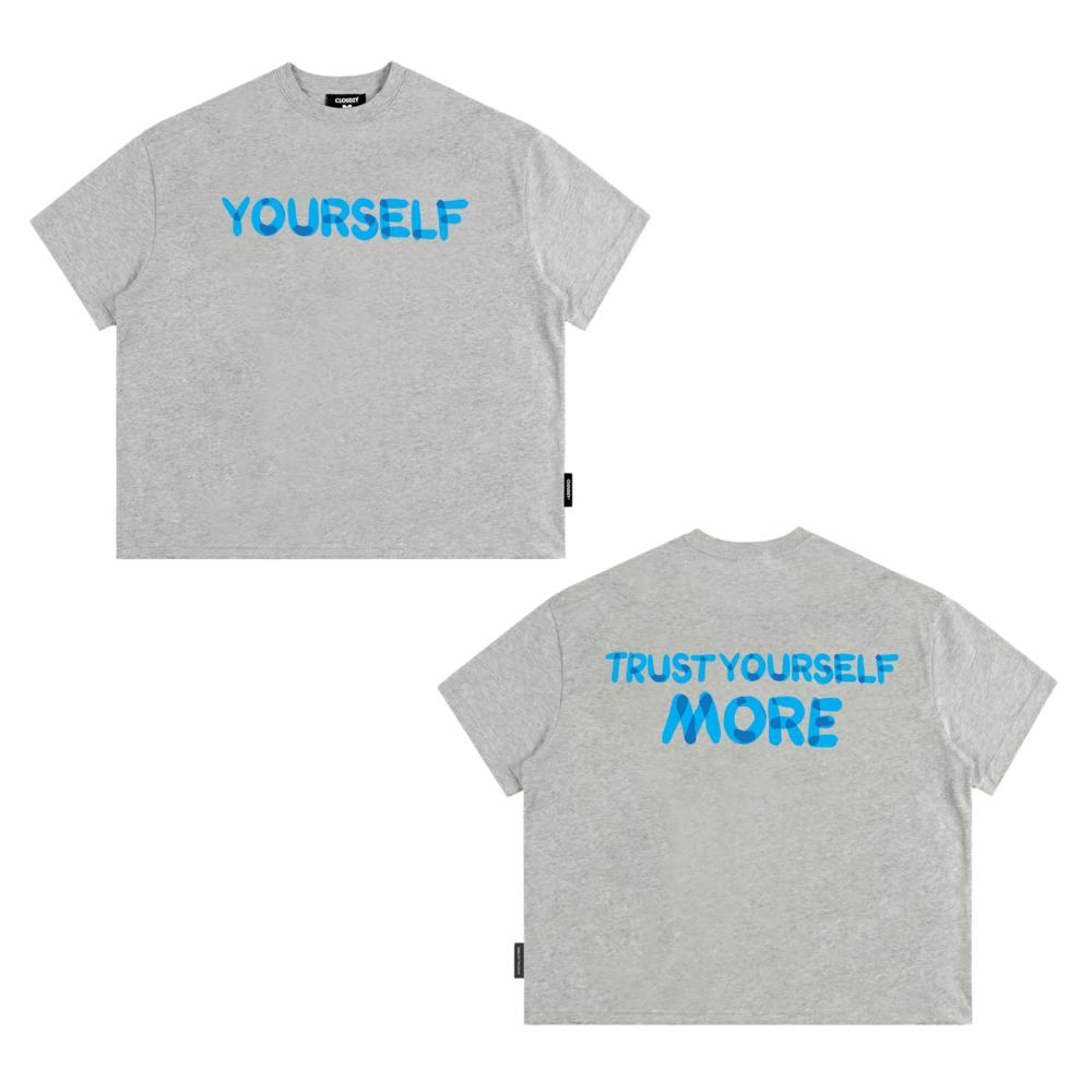 [NEW] Áo thun boxy local brand CLOUDZY streetwear in chữ 100% cotton 250gsm áo phông form rộng nam nữ unisex YOURSELF