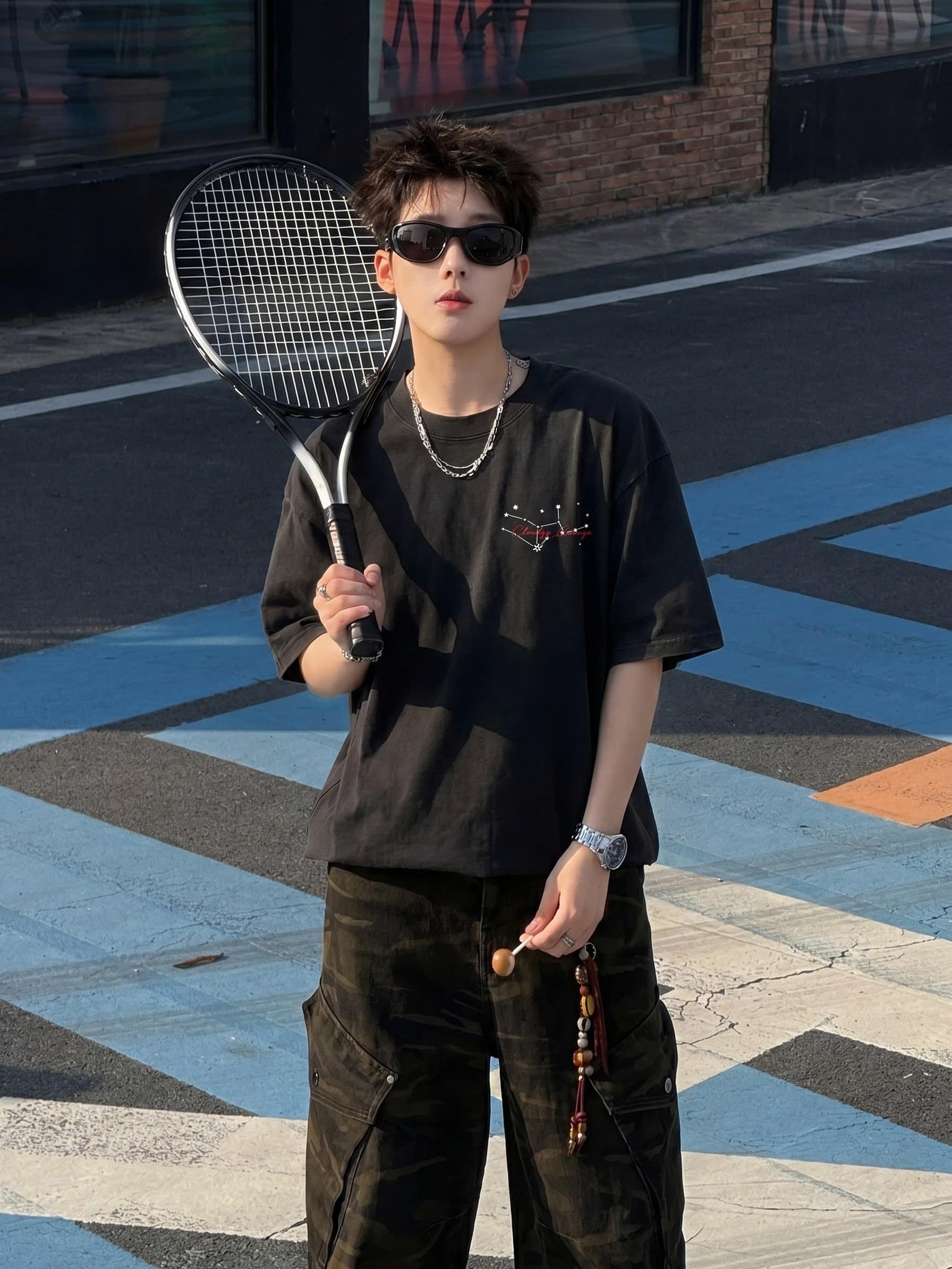 [NEW] Áo thun boxy in hình cá tính 100% cotton 250gsm form rộng nam nữ áo phông local brand CLOUDZY streetwear COURAGE