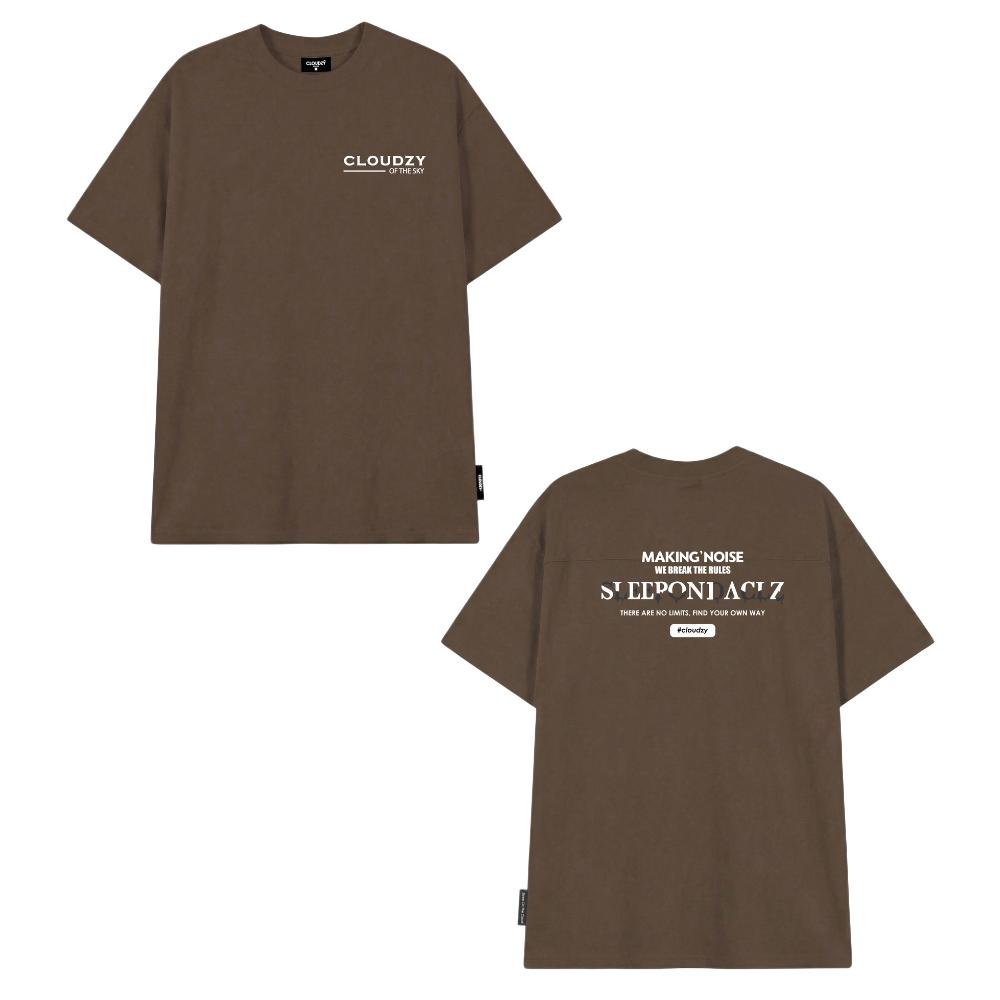 [NEW] Áo thun oversize CLOUDZY in chữ vải cotton 100% 250gsm form rộng nam nữ áo phông local brand streetwear RULE