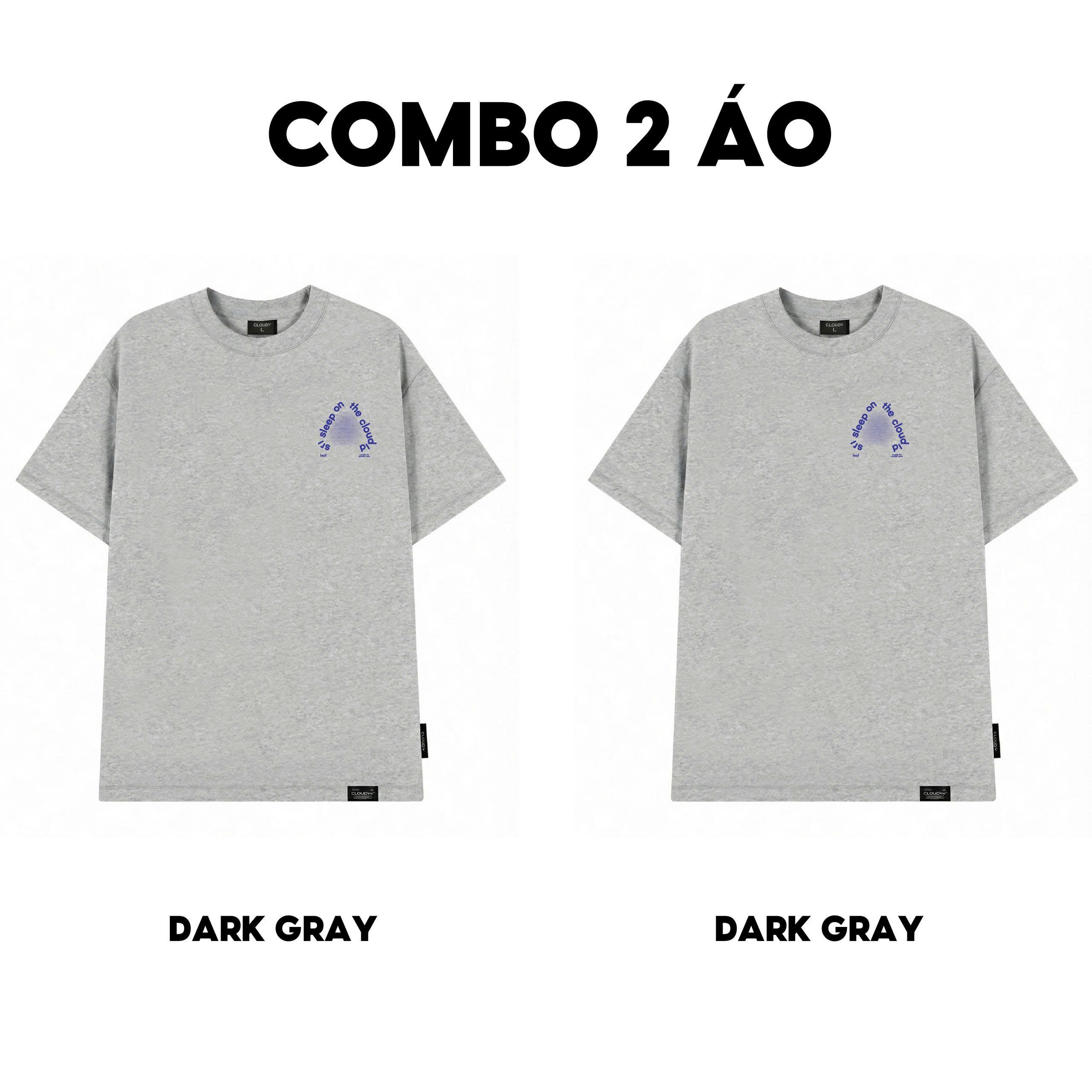 [NEW] Áo thun oversize CLOUDZY in lưng 100% cotton 250gsm áo phông form rộng nam nữ unisex local brand streetwear DOT