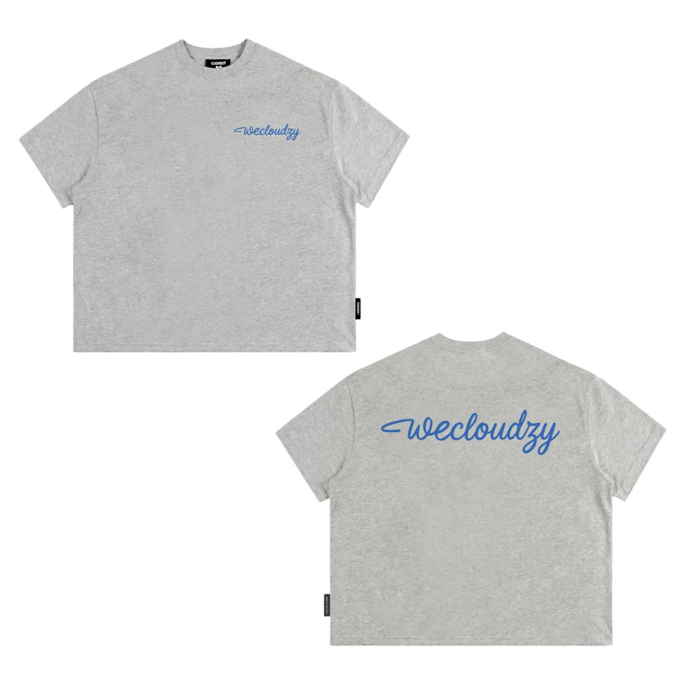 [NEW] Áo thun boxy CLOUDZY in chữ Wecloudzy 100% cotton 250gsm dày dặn áo phông form rộng nam nữ unisex basic WE