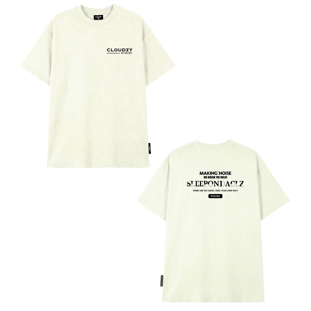 [NEW] Áo thun oversize CLOUDZY in chữ vải cotton 100% 250gsm form rộng nam nữ áo phông local brand streetwear RULE