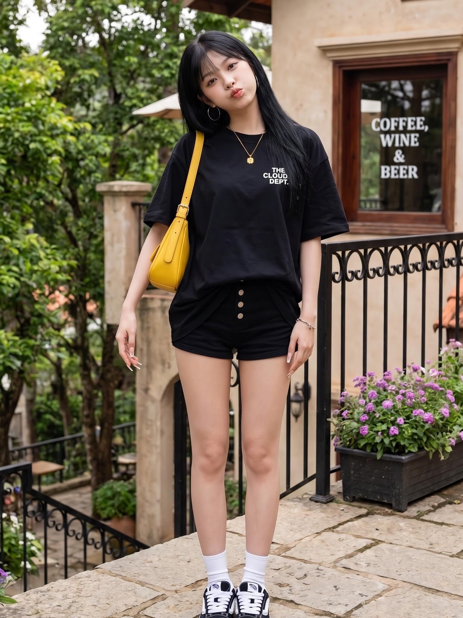 [NEW] Áo thun oversize CLOUDZY in chữ vải cotton 100% 250gsm form rộng nam nữ áo phông local brand streetwear basic DEPT