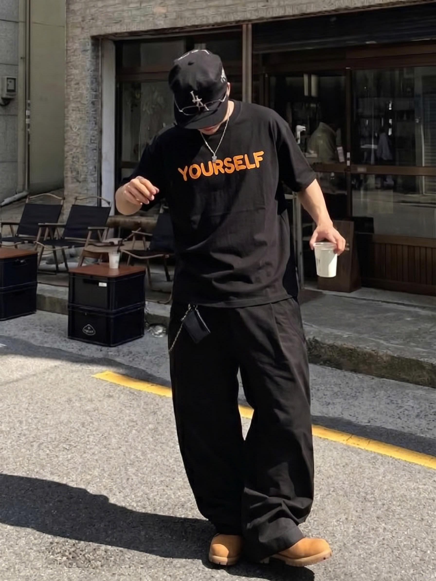 [NEW] Áo thun boxy local brand CLOUDZY streetwear in chữ 100% cotton 250gsm áo phông form rộng nam nữ unisex YOURSELF