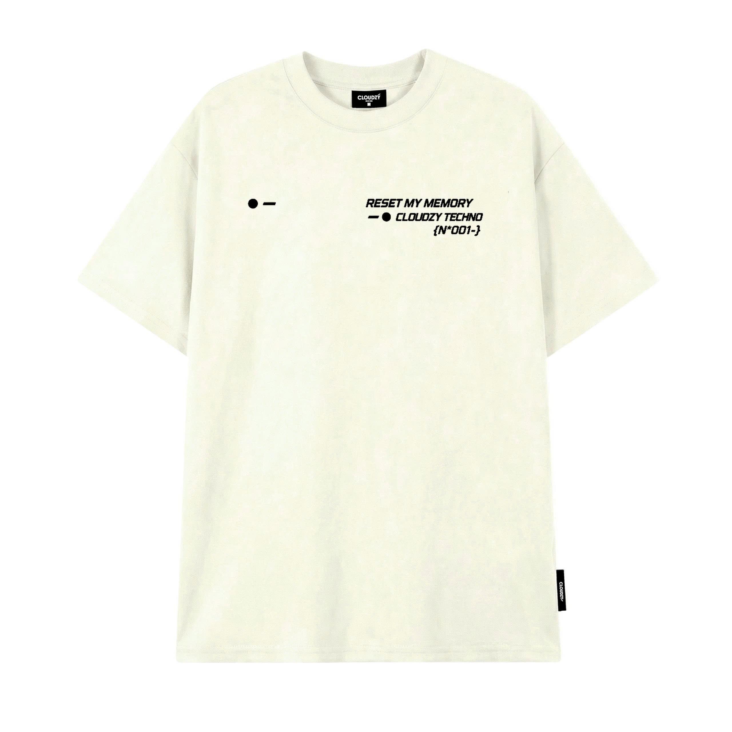[NEW] Áo thun oversize CLOUDZY in chữ 100% cotton 250gsm áo phông form rộng nam nữ unisex local brand streetwear RESET