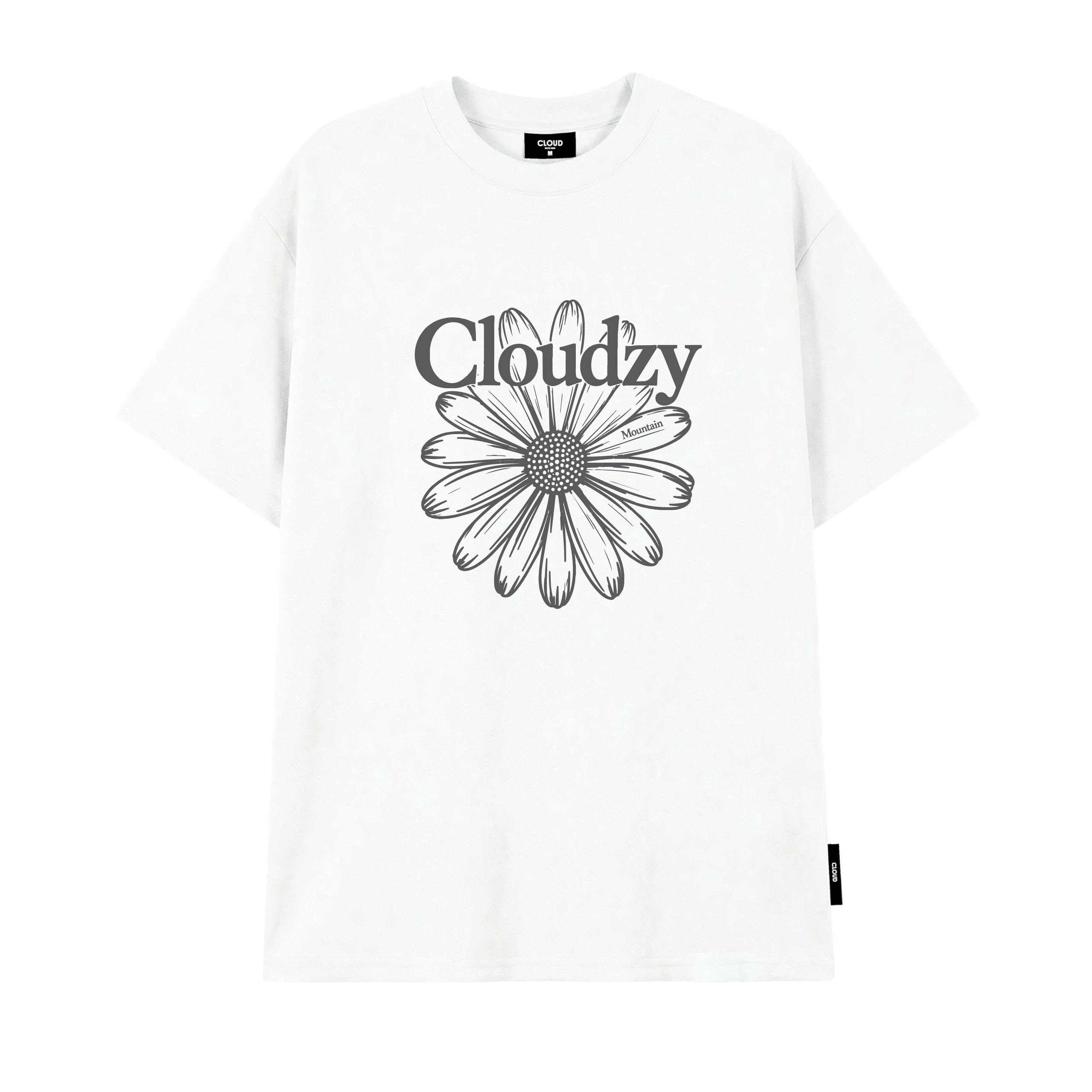 [NEW] Áo thun oversize CLOUDZY in hình hoa cúc 100% cotton 250gsm áo phông form rộng nam nữ unisex local brand POSY