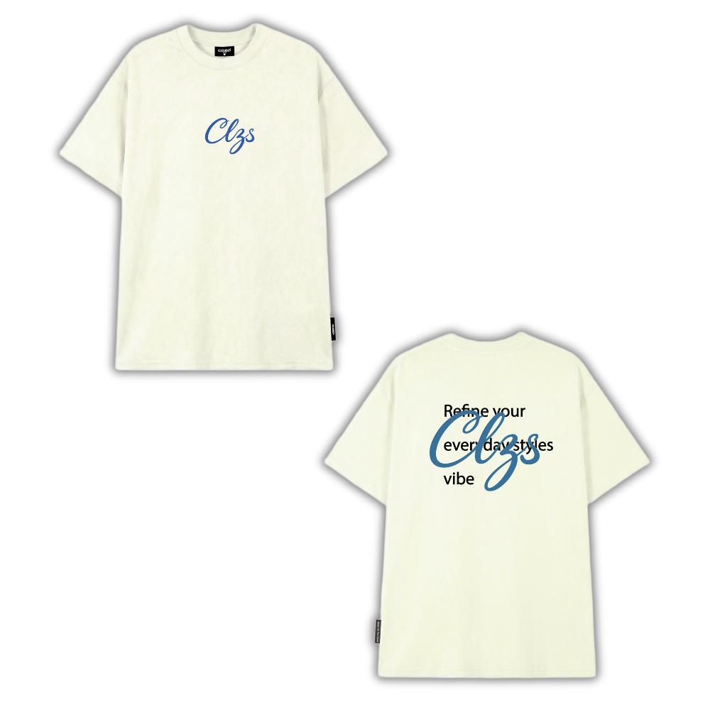 [NEW] Áo thun regular CLOUDZY in chữ vải cotton 100% 250gsm form rộng nam nữ áo phông oversize local brand streetwear basic REFINE