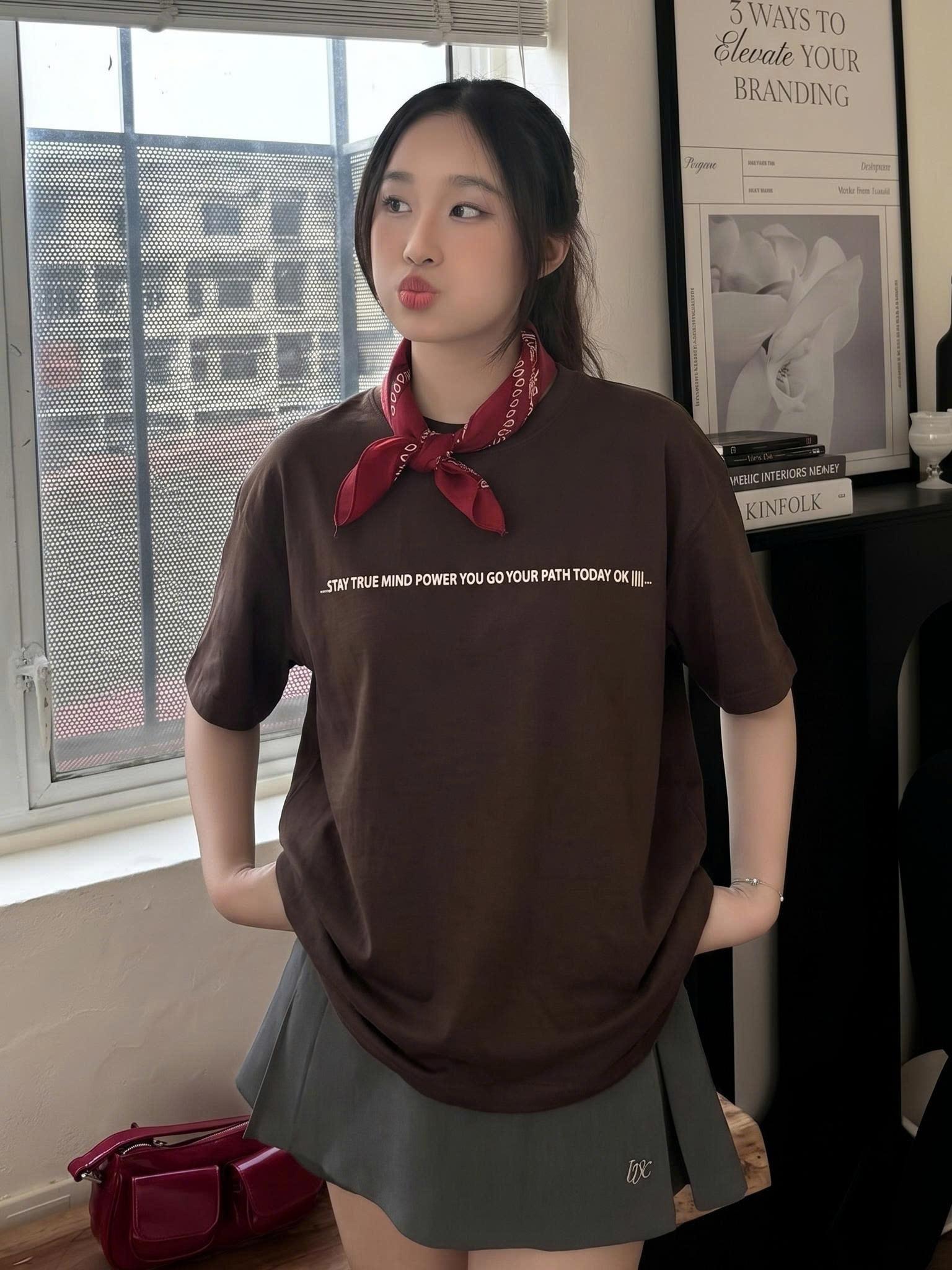 [NEW] Áo thun boxy CLOUDZY in chữ 100% cotton 250gsm dày dặn áo phông form rộng nam nữ unisex local brand TRUE