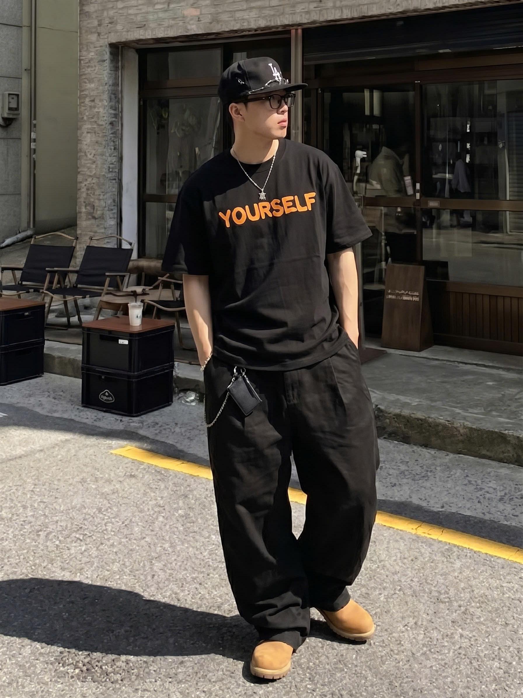 [NEW] Áo thun boxy local brand CLOUDZY streetwear in chữ 100% cotton 250gsm áo phông form rộng nam nữ unisex YOURSELF
