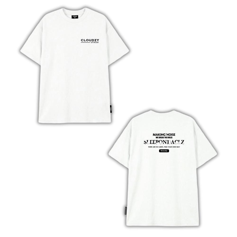 [NEW] Áo thun oversize CLOUDZY in chữ vải cotton 100% 250gsm form rộng nam nữ áo phông local brand streetwear RULE