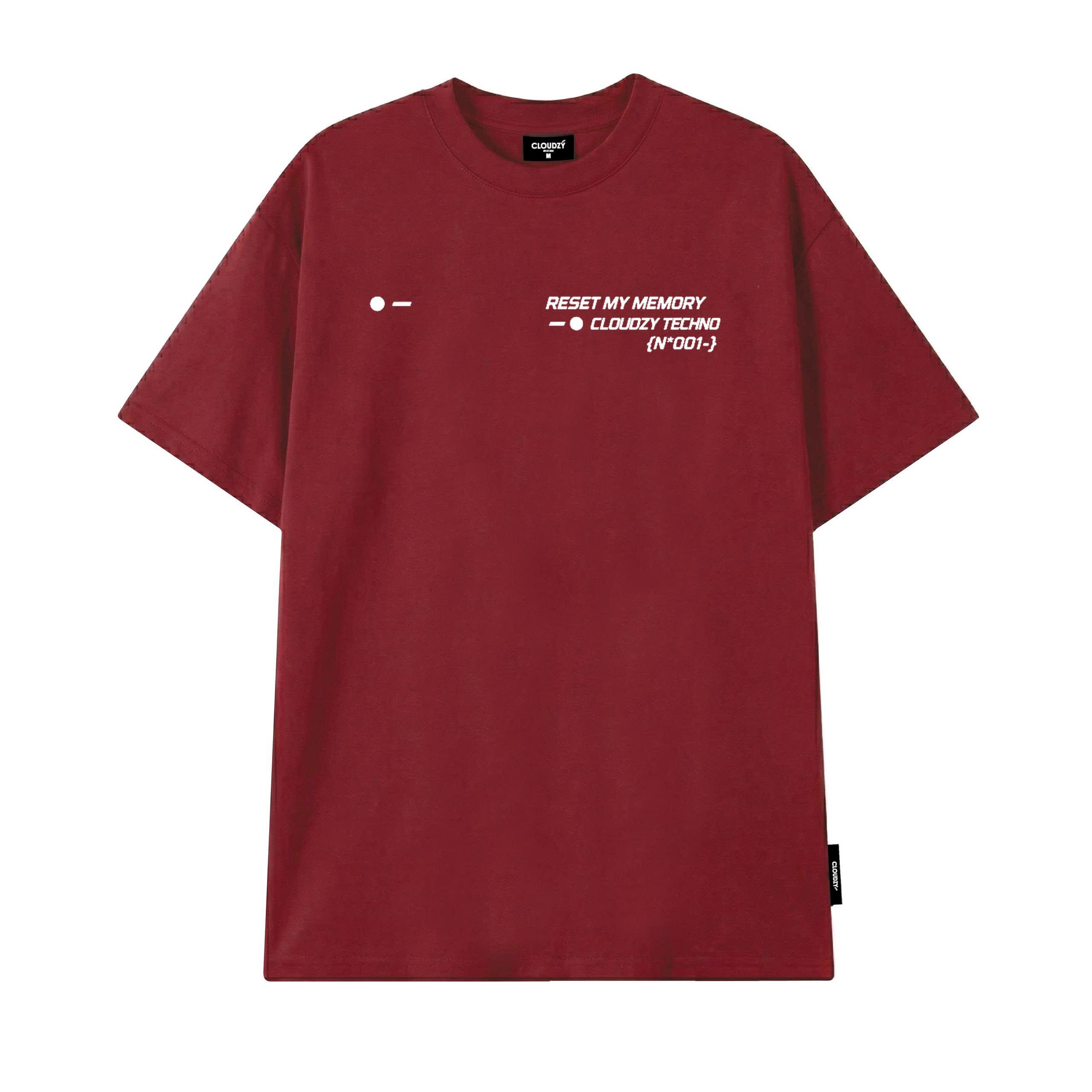 [NEW] Áo thun oversize CLOUDZY in chữ 100% cotton 250gsm áo phông form rộng nam nữ unisex local brand streetwear RESET