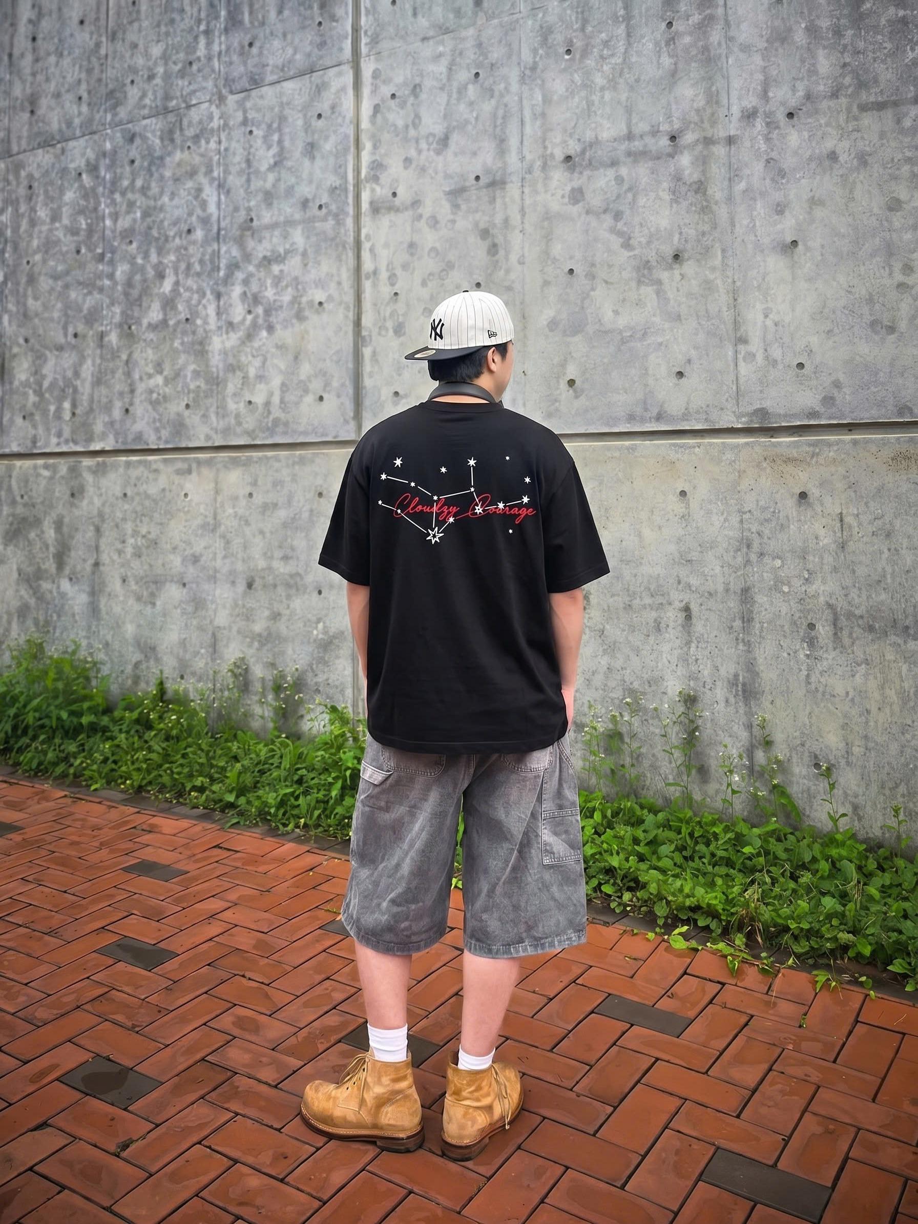 [NEW] Áo thun boxy in hình cá tính 100% cotton 250gsm form rộng nam nữ áo phông local brand CLOUDZY streetwear COURAGE