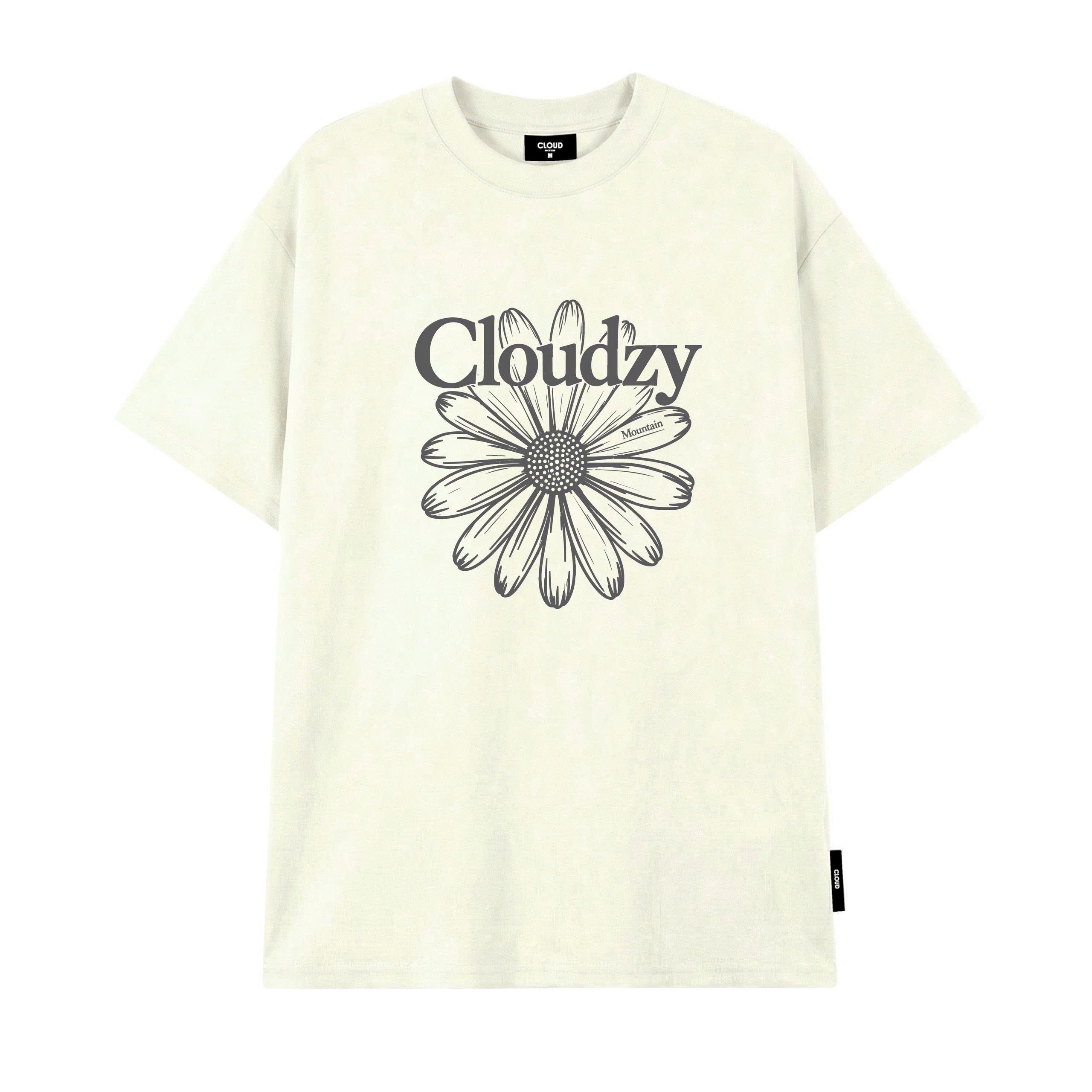 [NEW] Áo thun oversize CLOUDZY in hình hoa cúc 100% cotton 250gsm áo phông form rộng nam nữ unisex local brand POSY