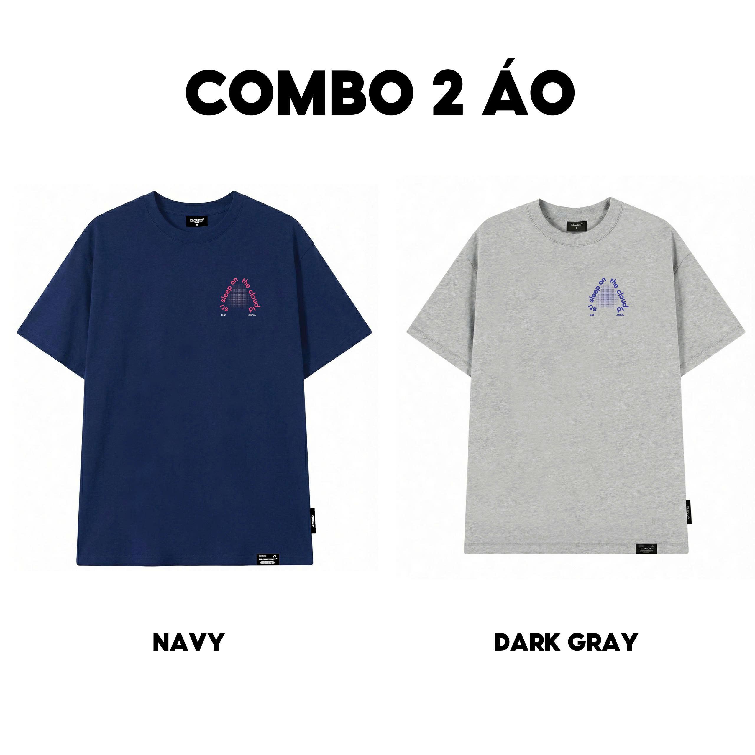 [NEW] Áo thun oversize CLOUDZY in lưng 100% cotton 250gsm áo phông form rộng nam nữ unisex local brand streetwear DOT