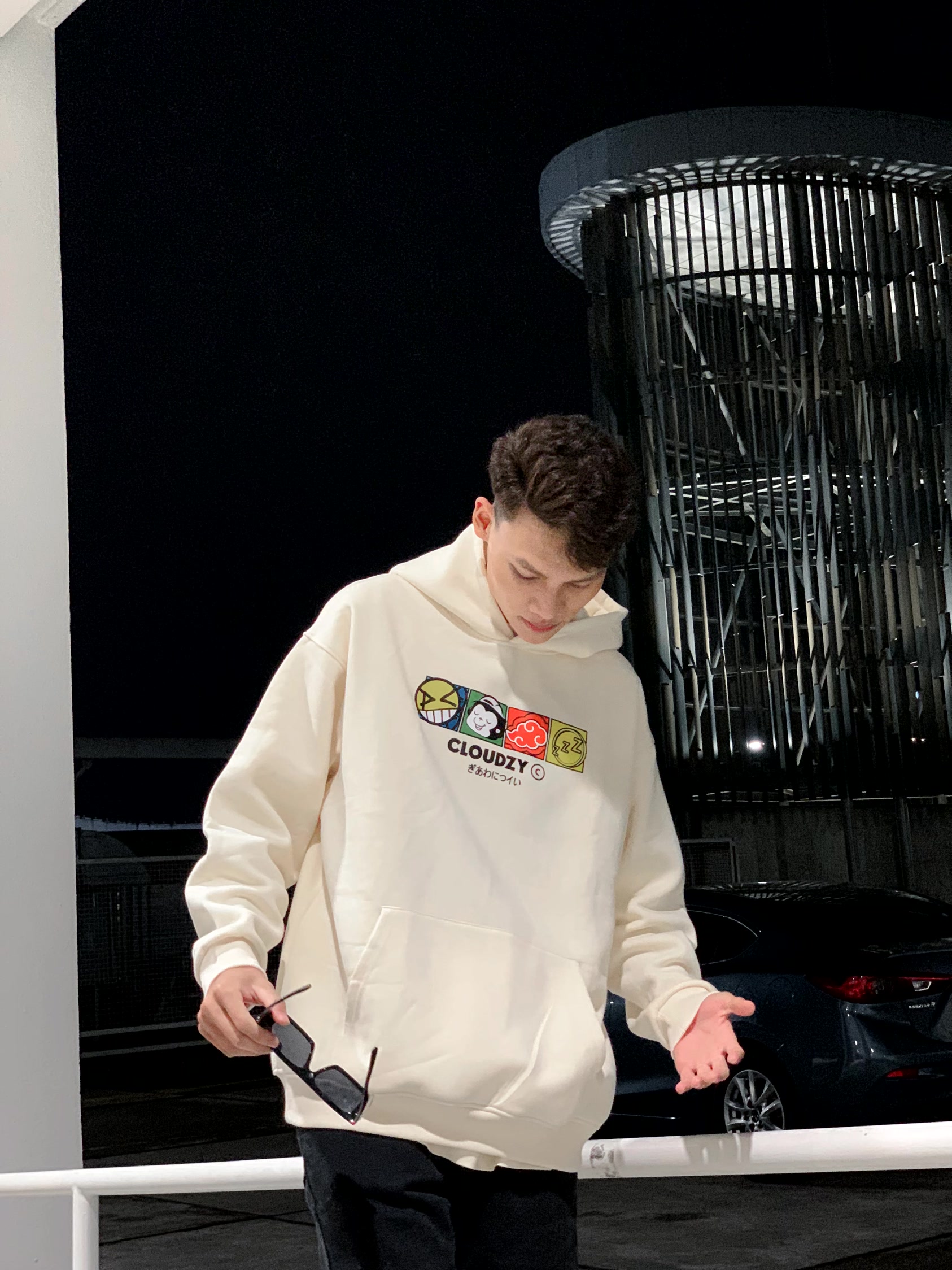 Áo khoác hoodie nỉ nam nữ form rộng oversize mũ to đầy dặn 2 lớp localbrand Cloudzy unisex TEAMMATE