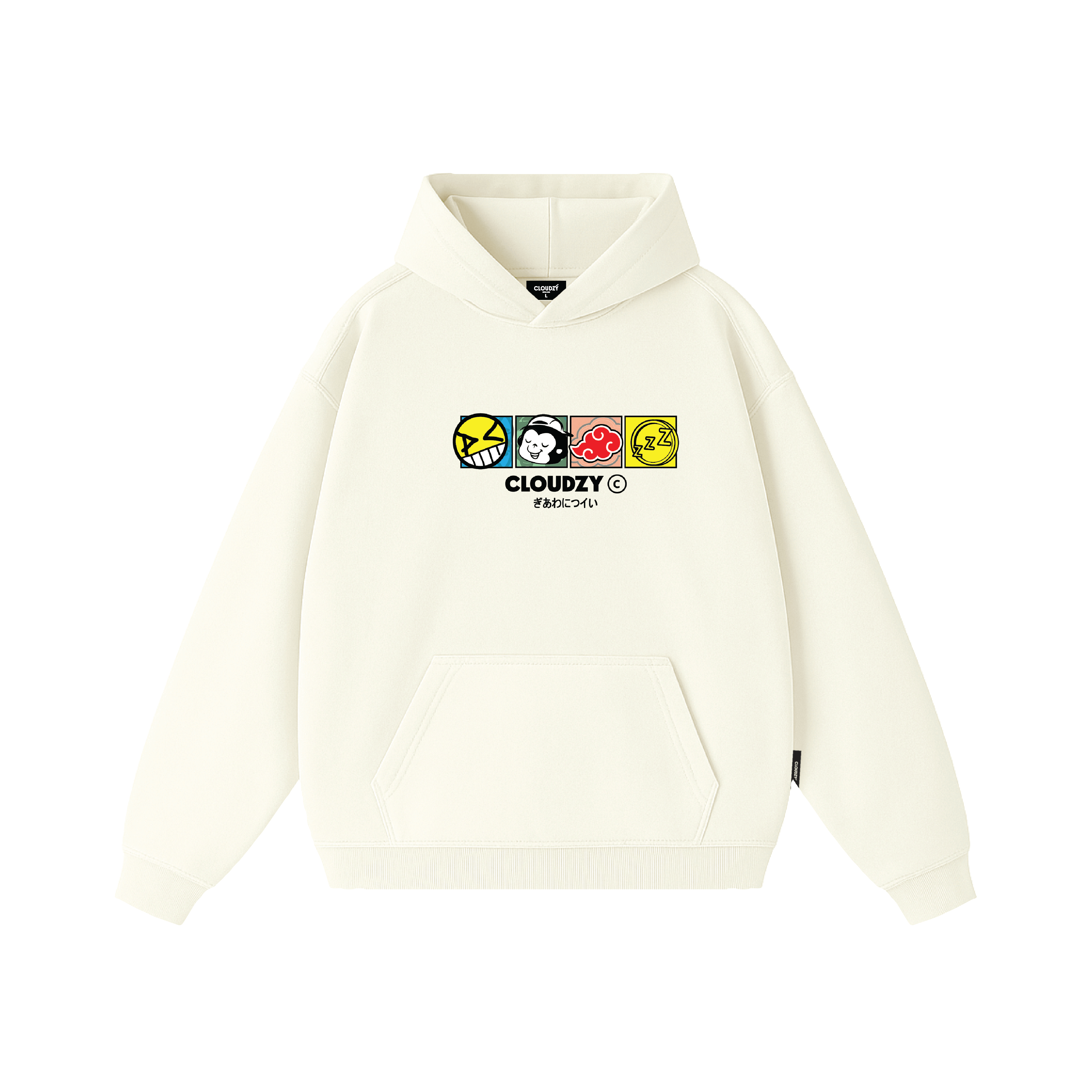 Áo khoác hoodie nỉ nam nữ form rộng oversize mũ to đầy dặn 2 lớp localbrand Cloudzy unisex TEAMMATE