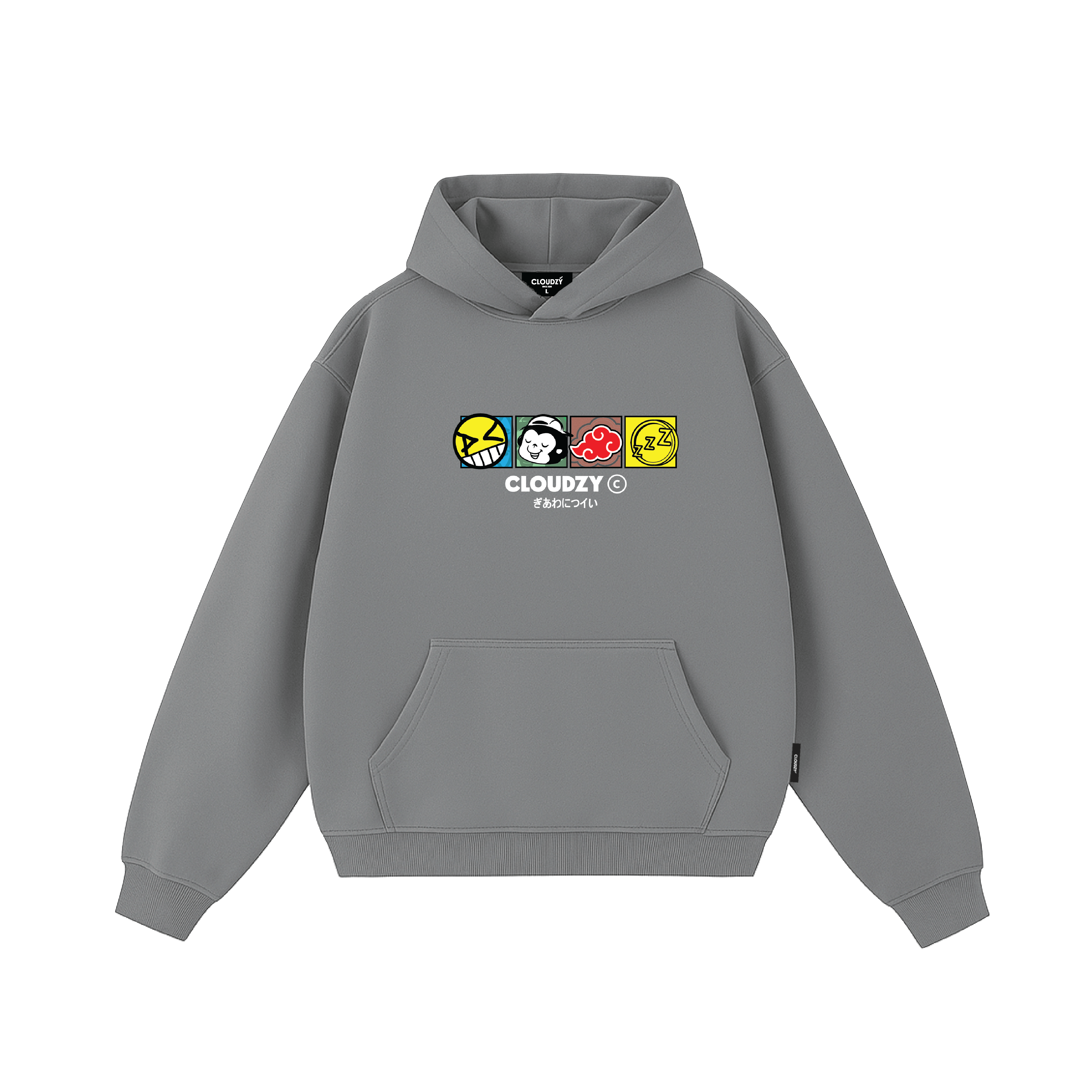 Áo khoác hoodie nỉ nam nữ form rộng oversize mũ to đầy dặn 2 lớp localbrand Cloudzy unisex TEAMMATE