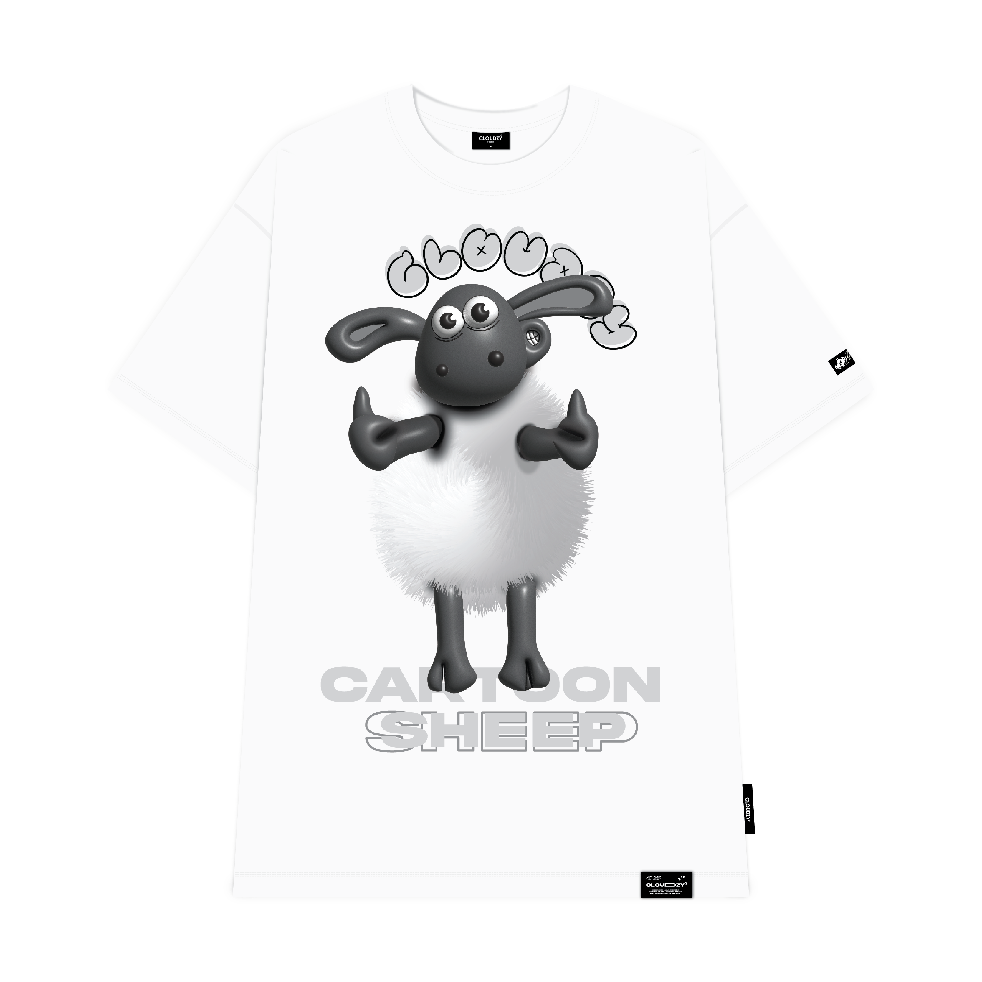 Áo thun basic nữ nam unisex phông local brand form rộng tay lỡ phong cách Hàn Quốc AT CARTOON