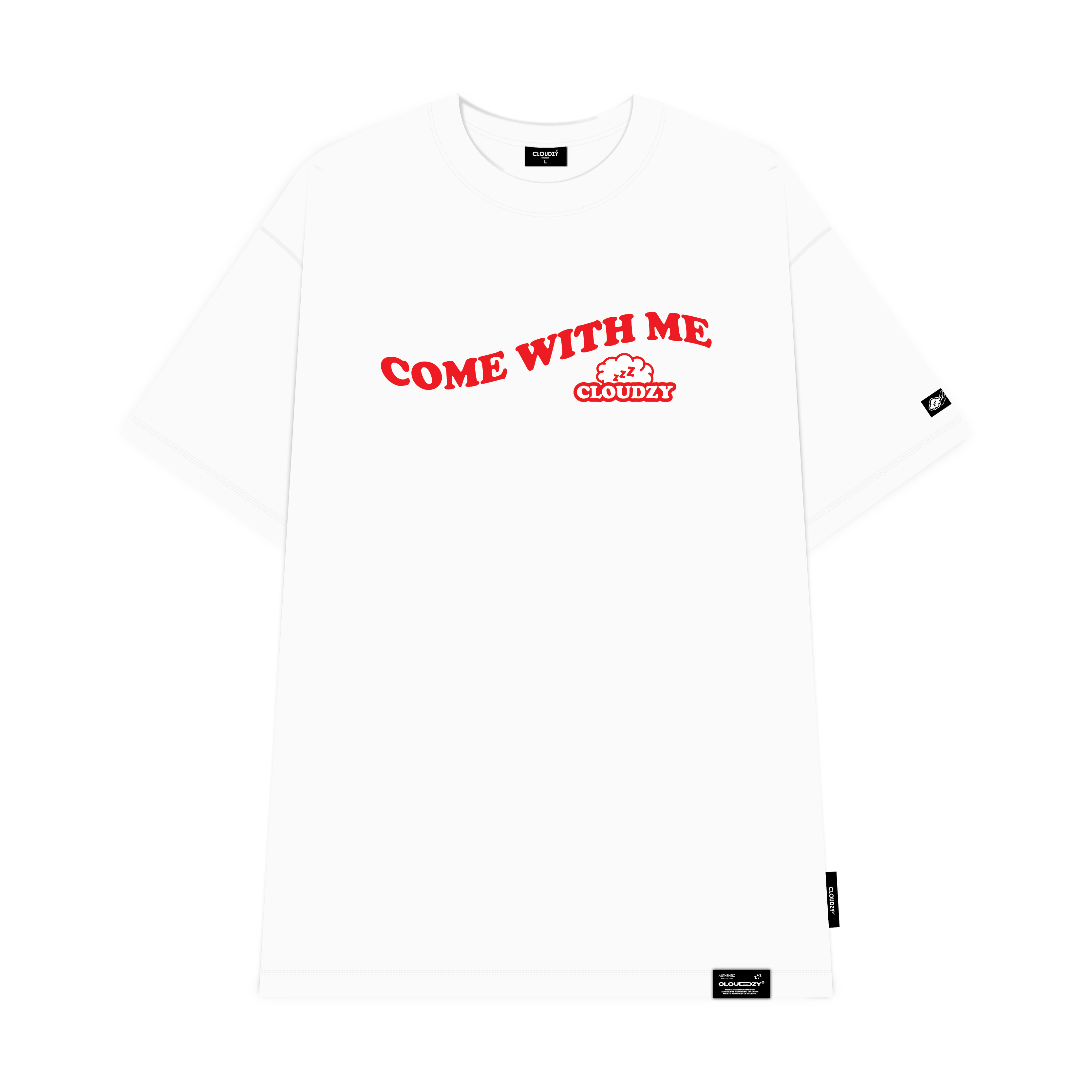 Áo thun unisex nữ nam tay lỡ phông CLOUDZY localbrand form rộng cặp đôi teen cổ tròn oversize ENJOY