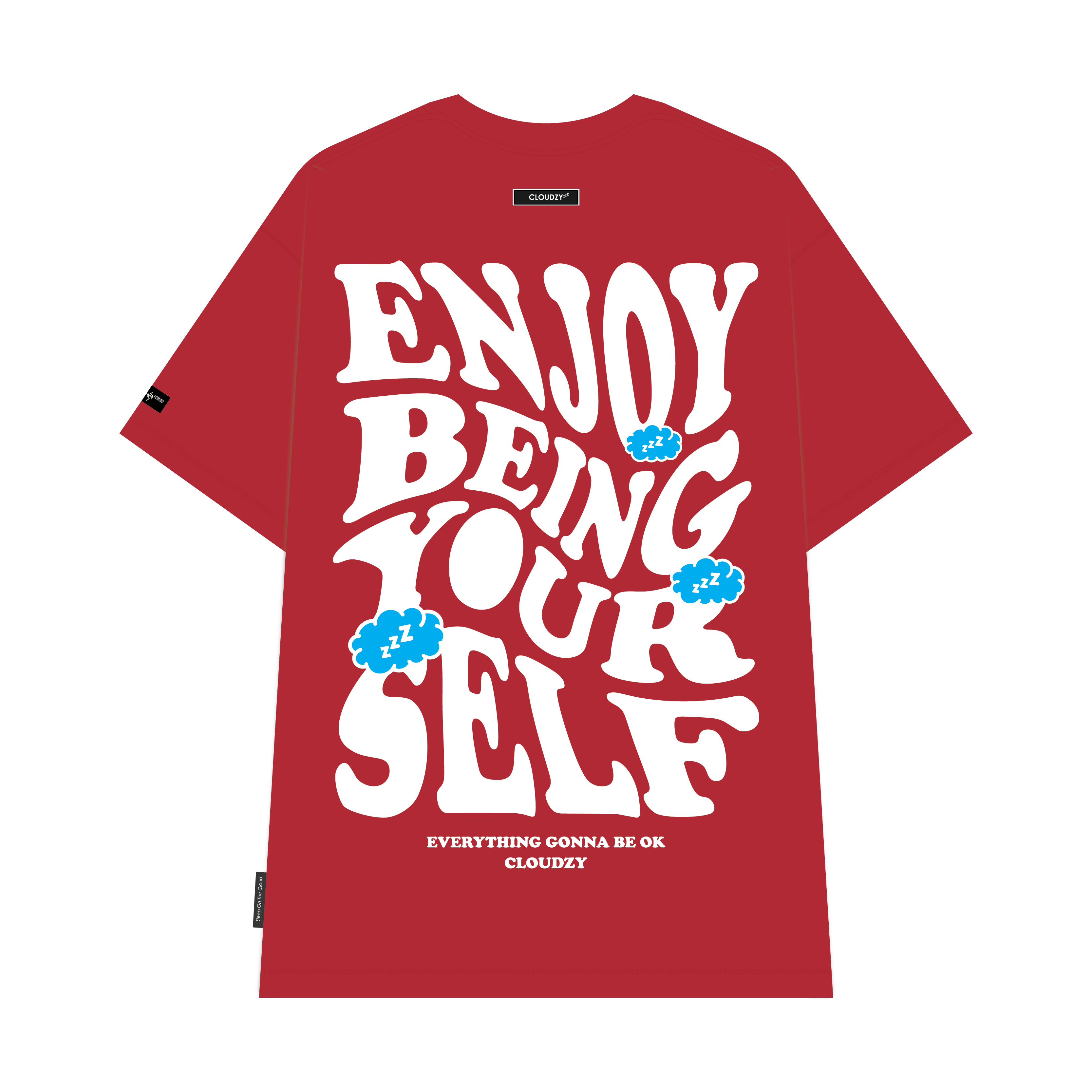 Áo thun unisex nữ nam tay lỡ phông CLOUDZY localbrand form rộng cặp đôi teen cổ tròn oversize ENJOY