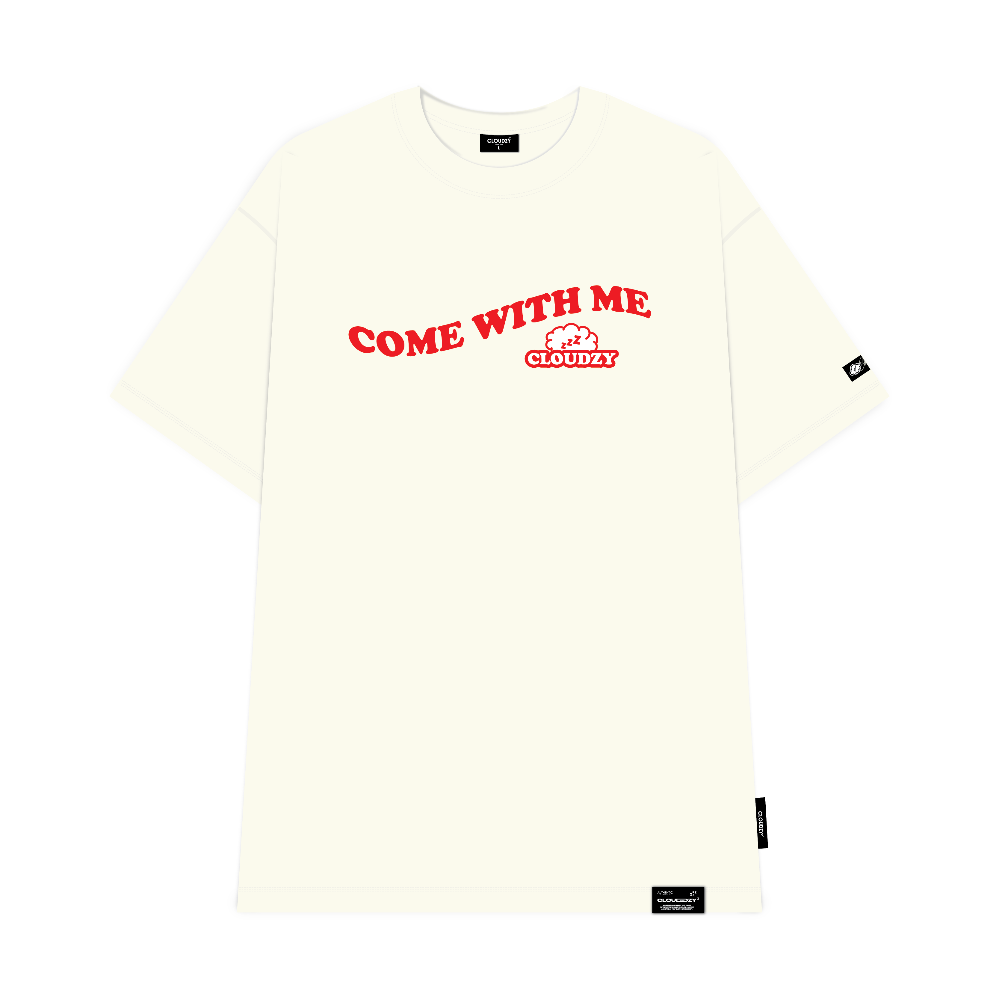 Áo thun unisex nữ nam tay lỡ phông CLOUDZY localbrand form rộng cặp đôi teen cổ tròn oversize ENJOY