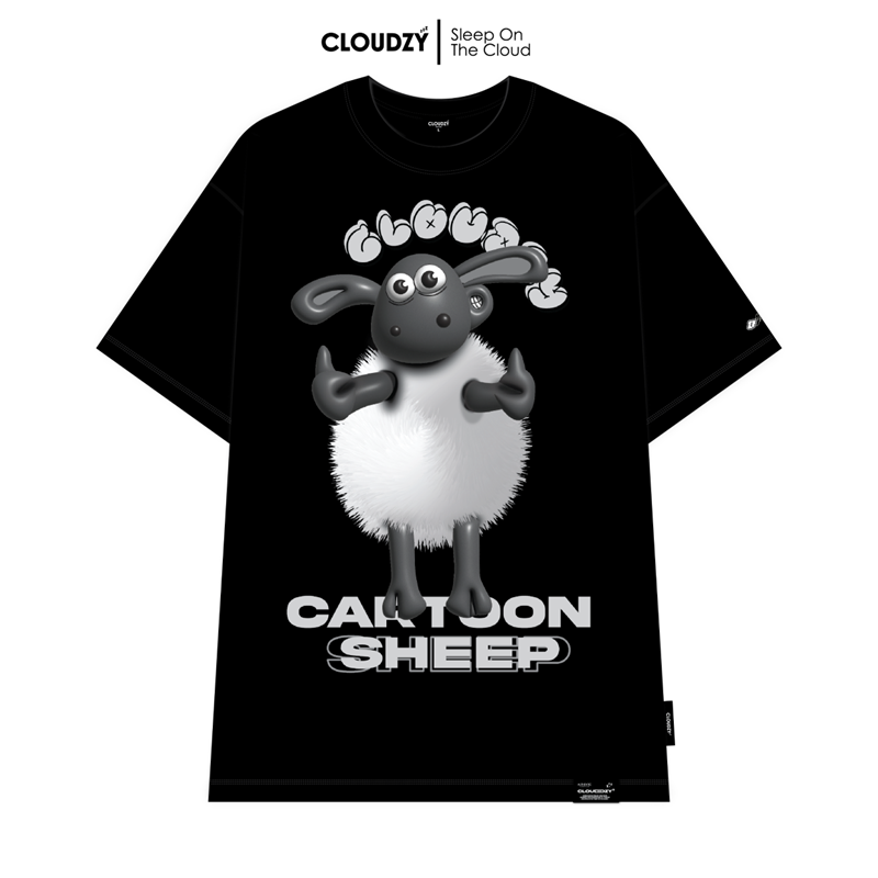 Áo thun basic nữ nam unisex phông local brand form rộng tay lỡ phong cách Hàn Quốc AT CARTOON