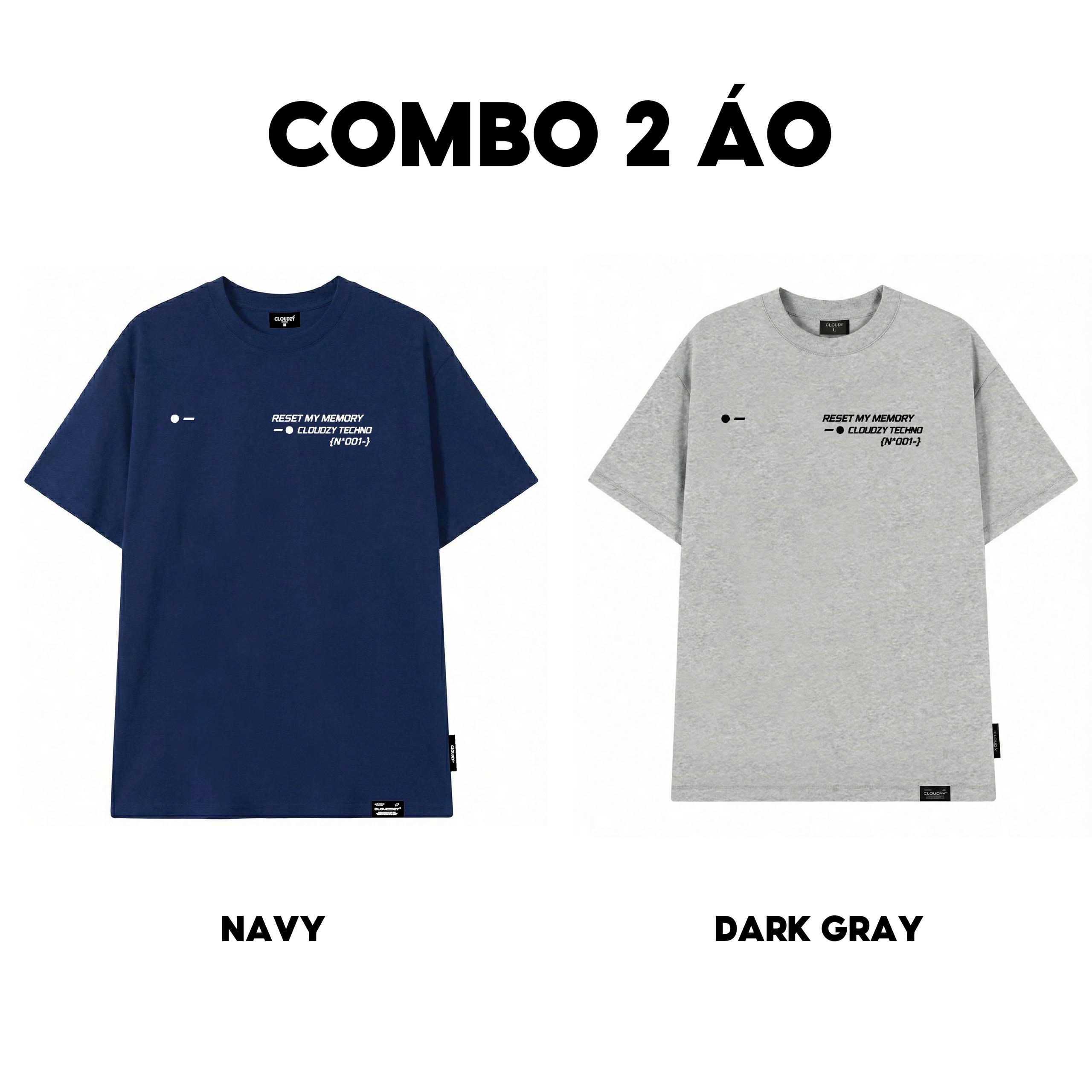 [NEW] Áo thun oversize CLOUDZY in chữ 100% cotton 250gsm áo phông form rộng nam nữ unisex local brand streetwear RESET